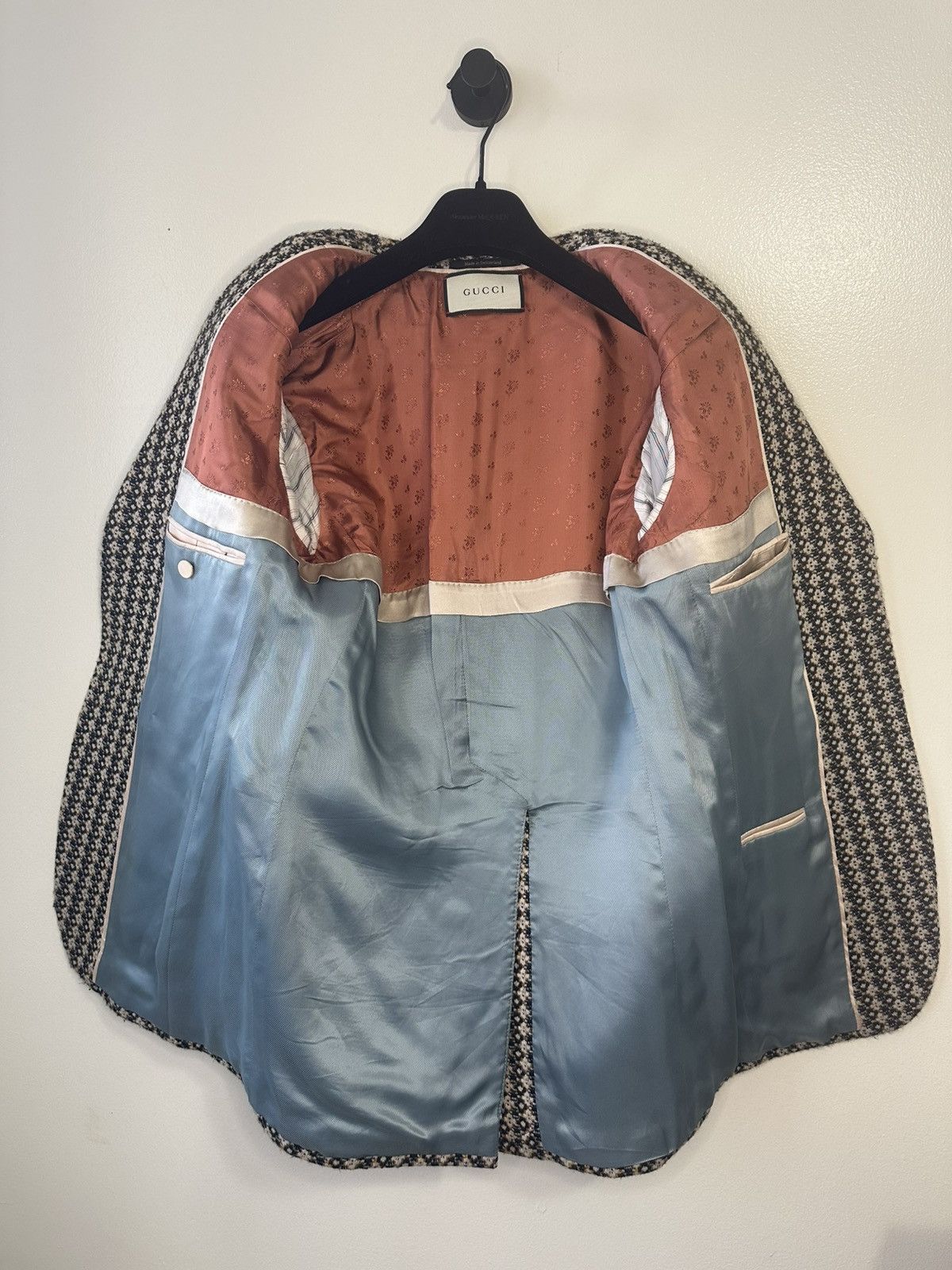 Gucci × MLB Gucci NY Yankees Tweed Blazer IT46 Size 46R - 10 Thumbnail
