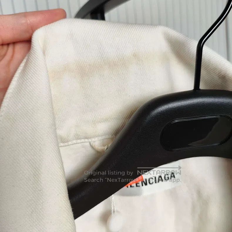 Balenciaga Balenciaga Denim Jacket Size 36 White Size XS / US 0-2 / IT 36-38 - 7 Thumbnail