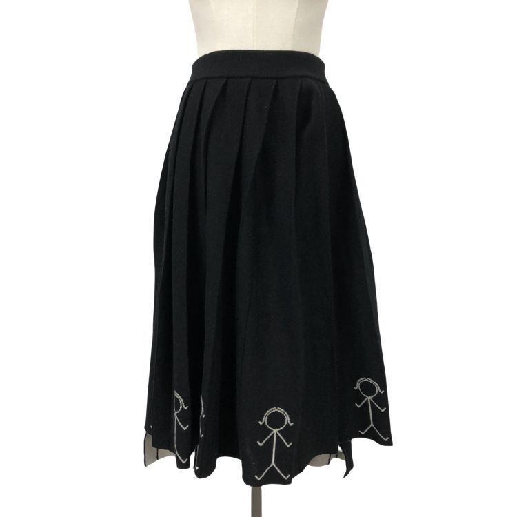 Thom Browne Thom Browne Stick Figure Pleated Skirt Size 00 Size 24" / US 00 / IT 34 - 1 Thumbnail