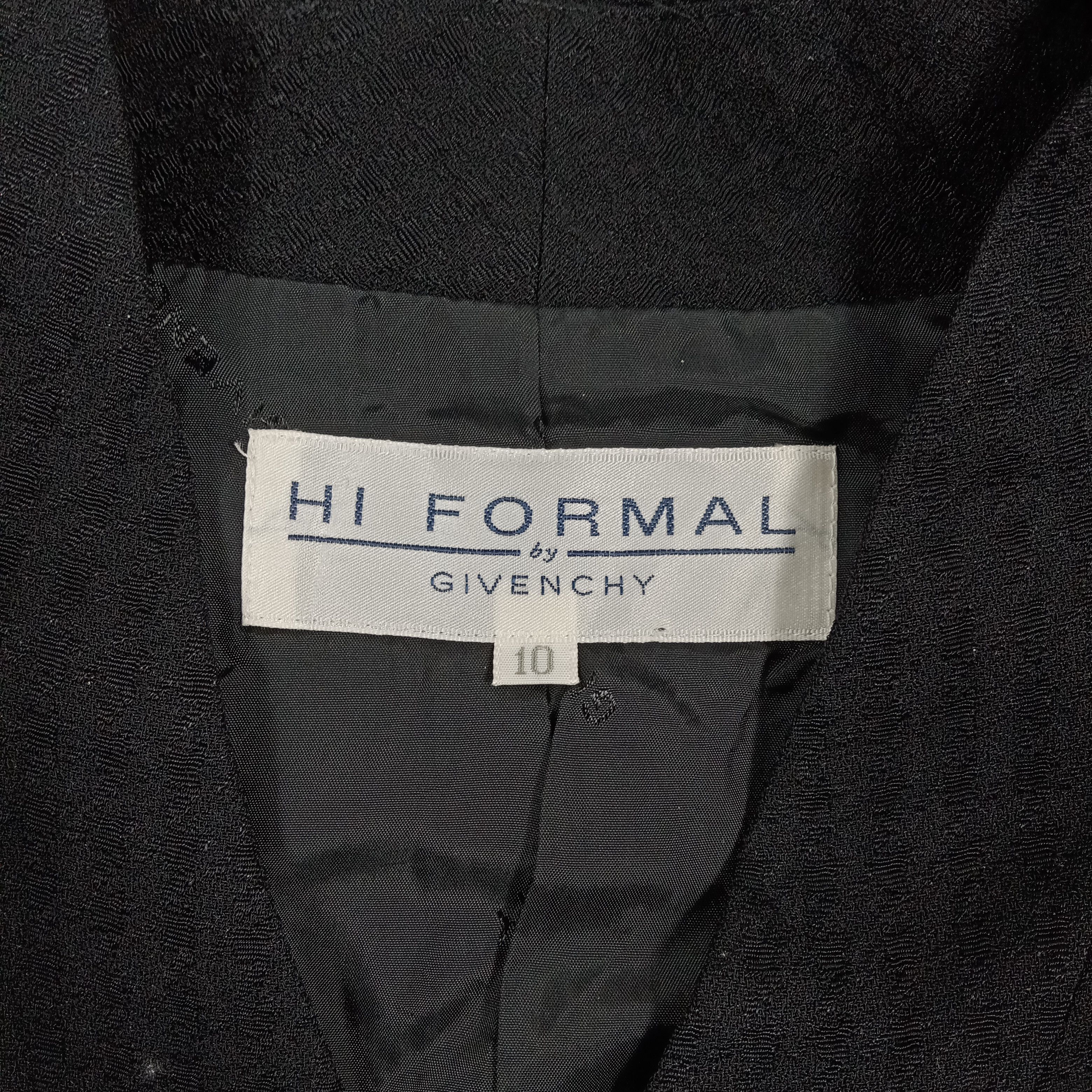 Givenchy Givenchy Hi Formal Black Blazer Formal Wear C289N6 Size US XS / EU 42 / 0 - 3 Thumbnail