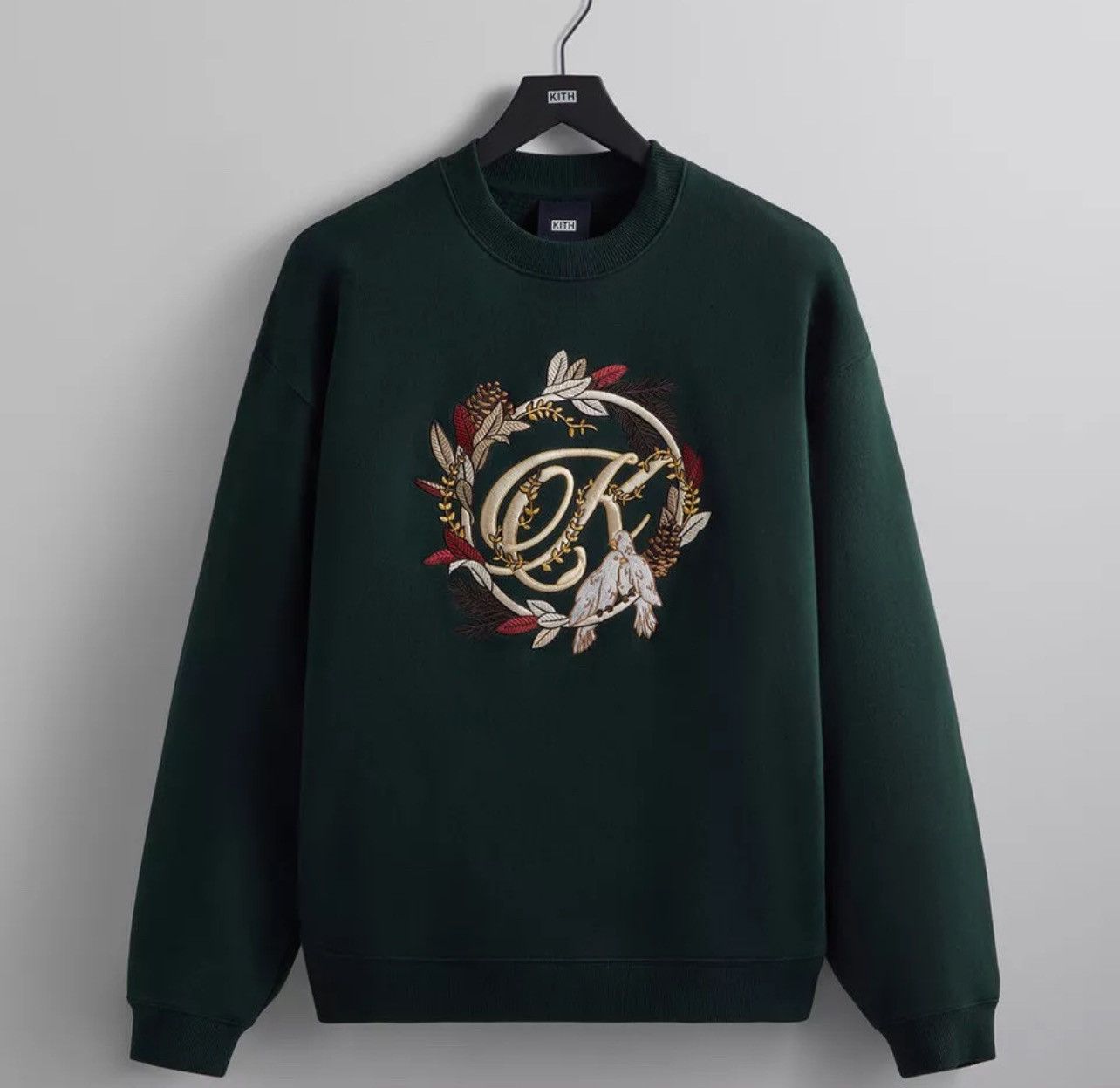 Kith KITH Kithmas Wreath Crewneck Sweatshirt in Stadium Size XL Size US XL / EU 56 / 4 - 1 Thumbnail