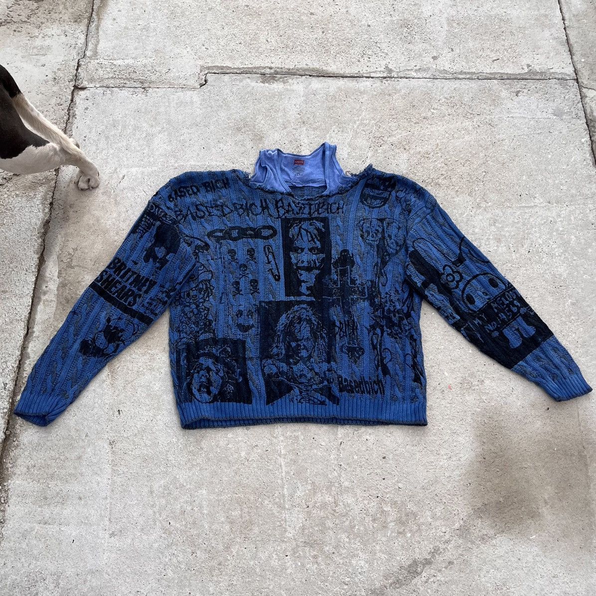 Designer Basedbich mens 1of1 sweater size large Size US L / EU 52-54 / 3 - 1 Thumbnail