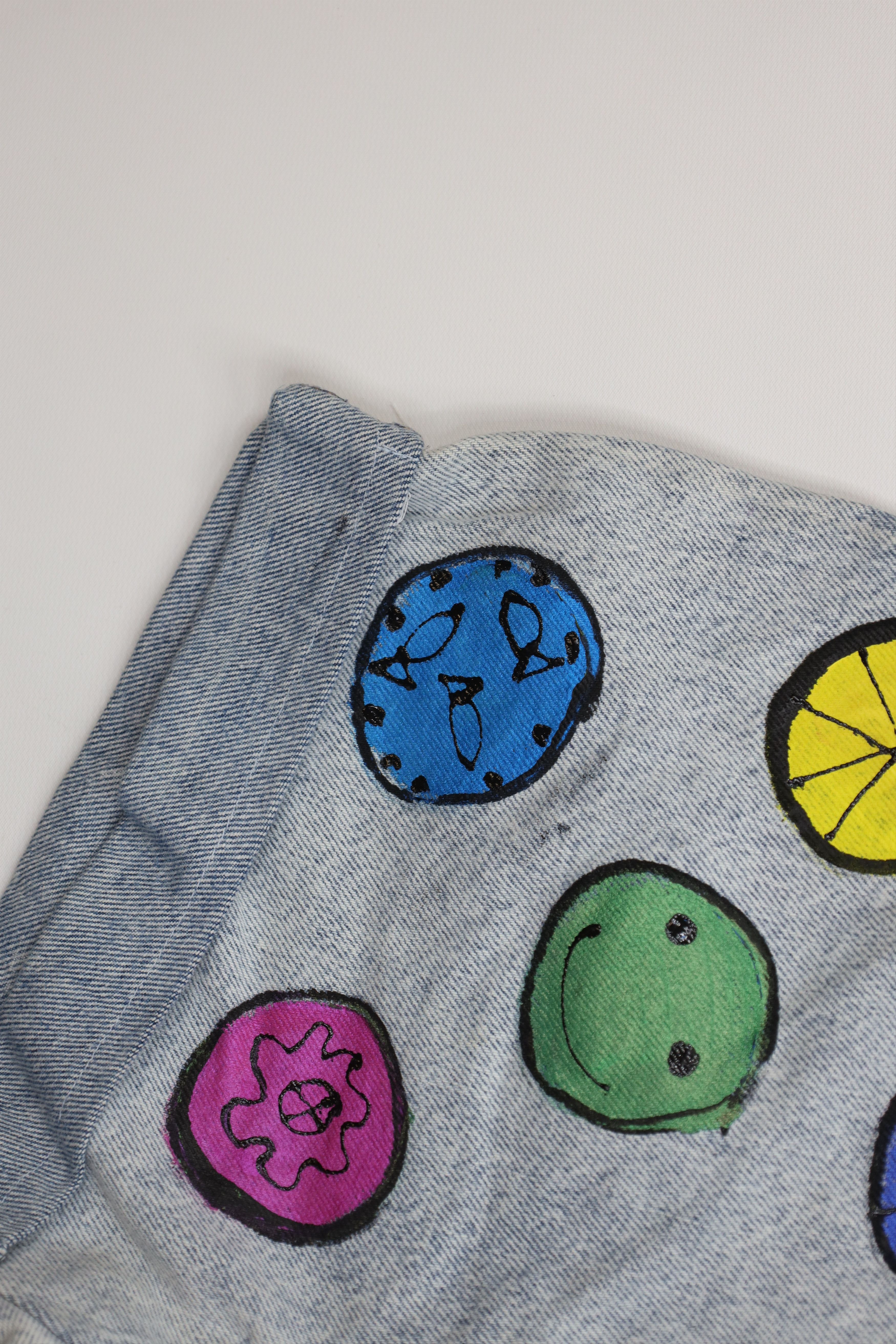 Levi's Vintage 70s 80s Levis Free Speech Acid Wash Shorts USA Size 26" / US 2 / IT 38 - 5 Thumbnail