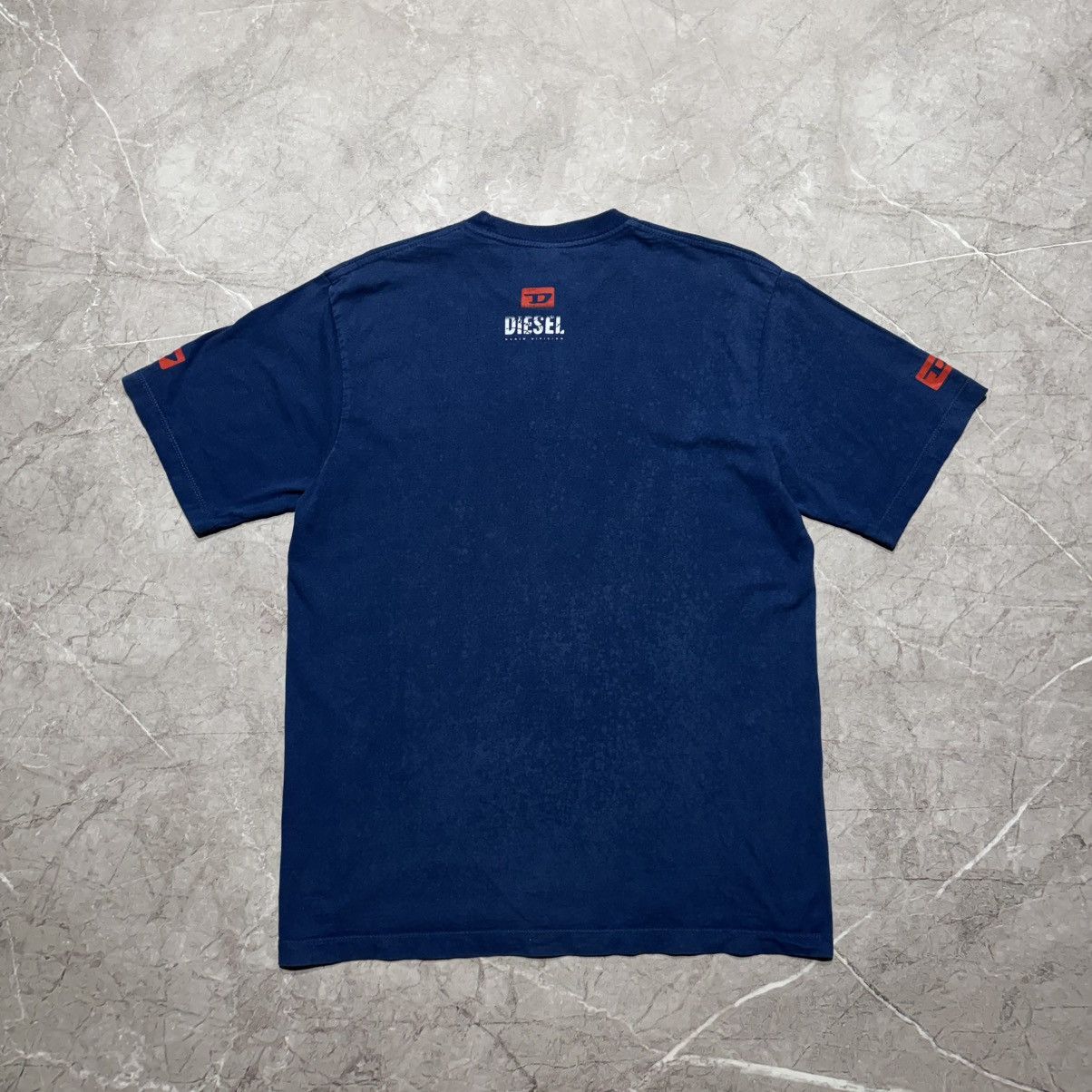 Diesel Y2K Vintage Diesel Big Logo T Shirt tee Size US XL / EU 56 / 4 - 2 Thumbnail