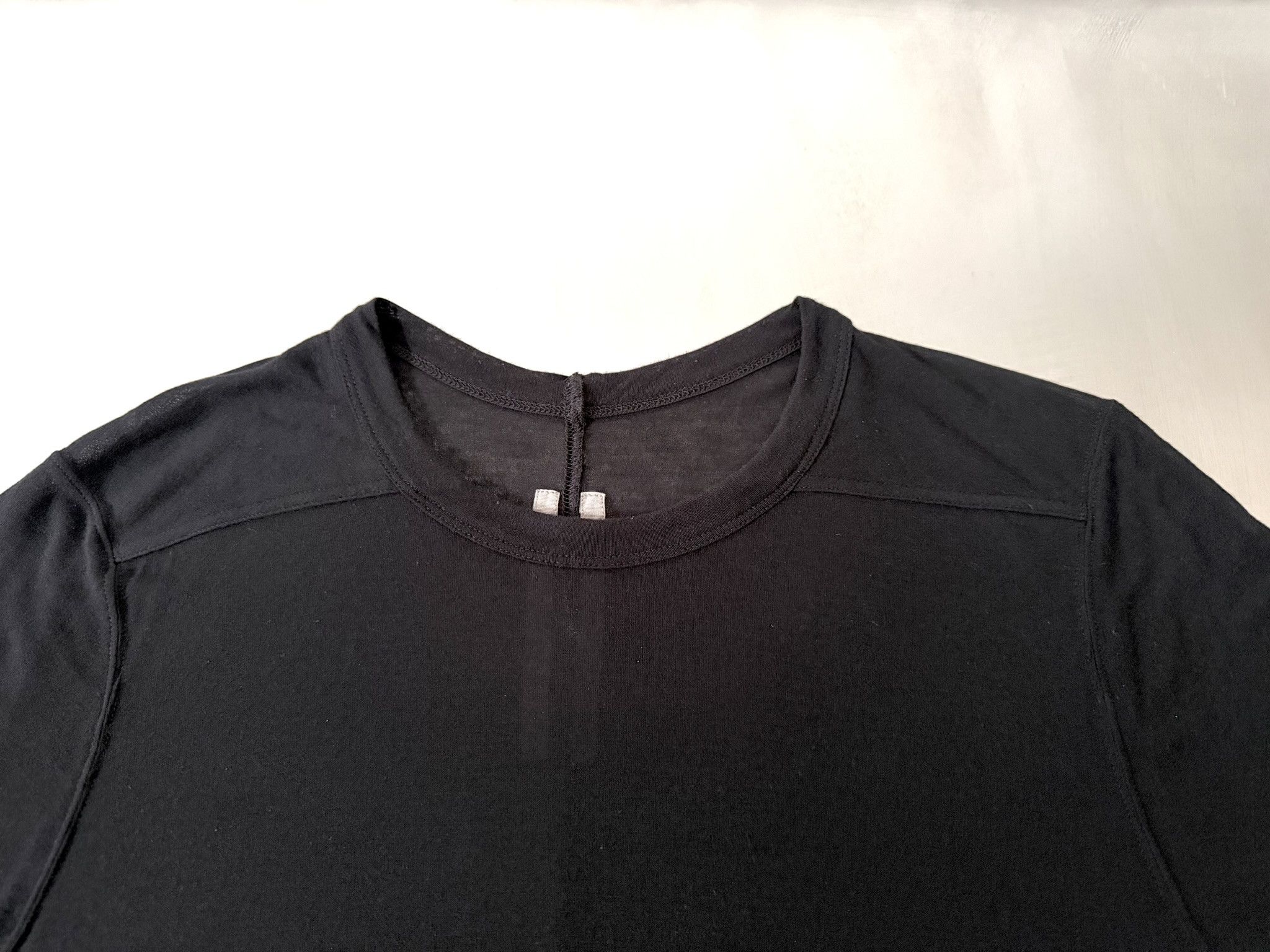 Rick Owens Rick Owens FW21 Black Viscose Silk T-Shirt Size US M / EU 48-50 / 2 - 4 Thumbnail