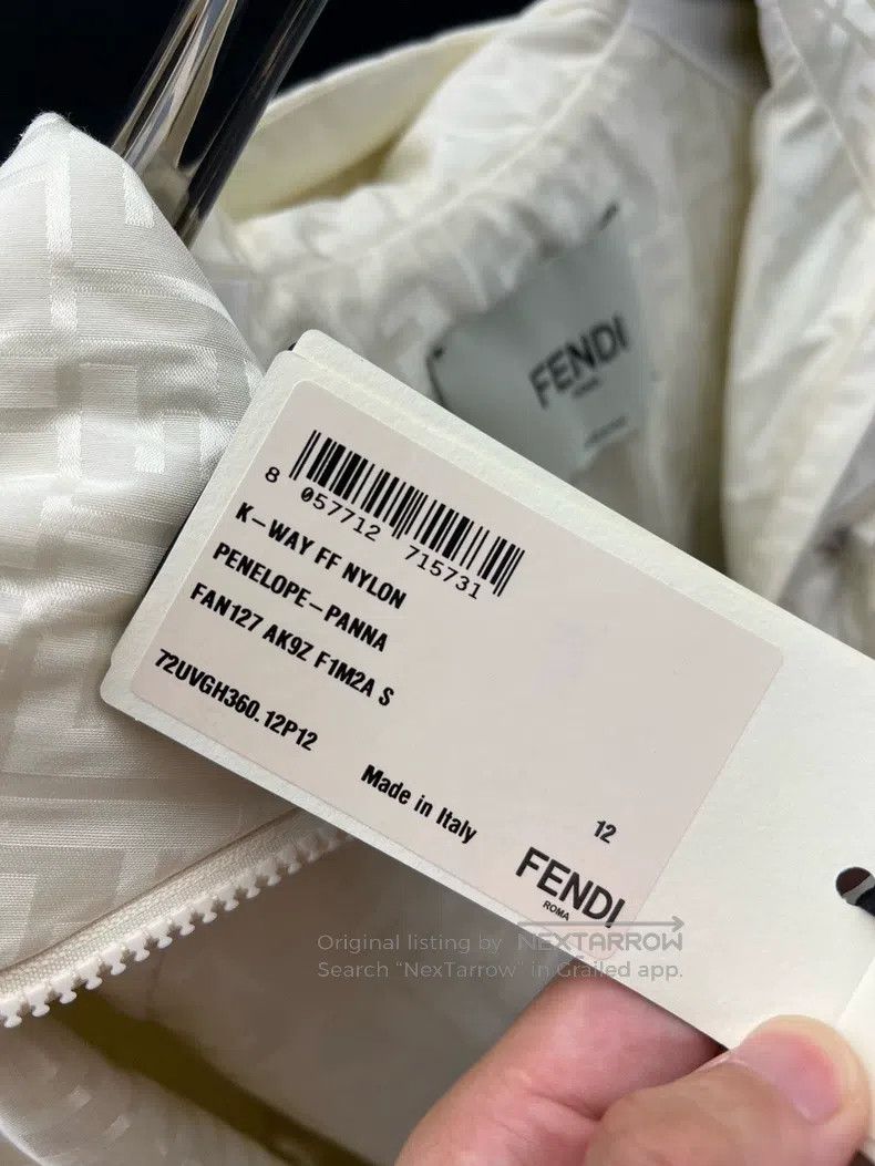 Fendi Fendi FW23 Logo Letter Full Print Hooded Zipper Jacket Wom Size S / US 4 / IT 40 - 4 Thumbnail
