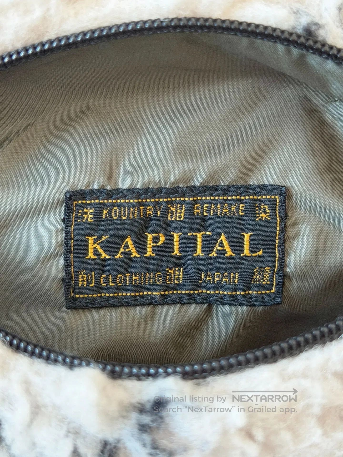 Kapital Kountry reversible fleece diamond pattern jacket. Size US M / EU 48-50 / 2 - 6 Thumbnail