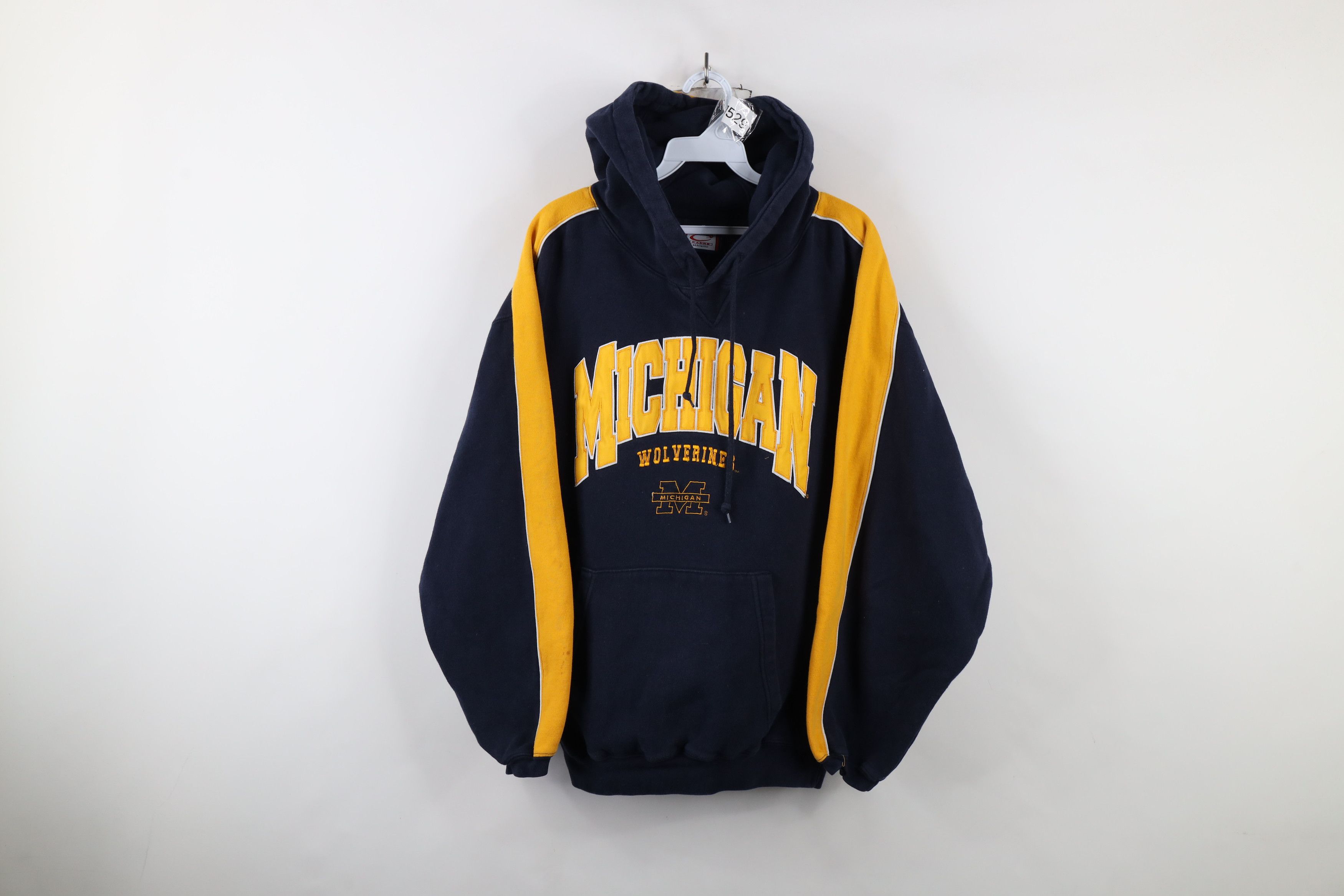 Vintage Vintage 90s Heavyweight University of Michigan Sweatshirt Size US L / EU 52-54 / 3 - 1 Thumbnail