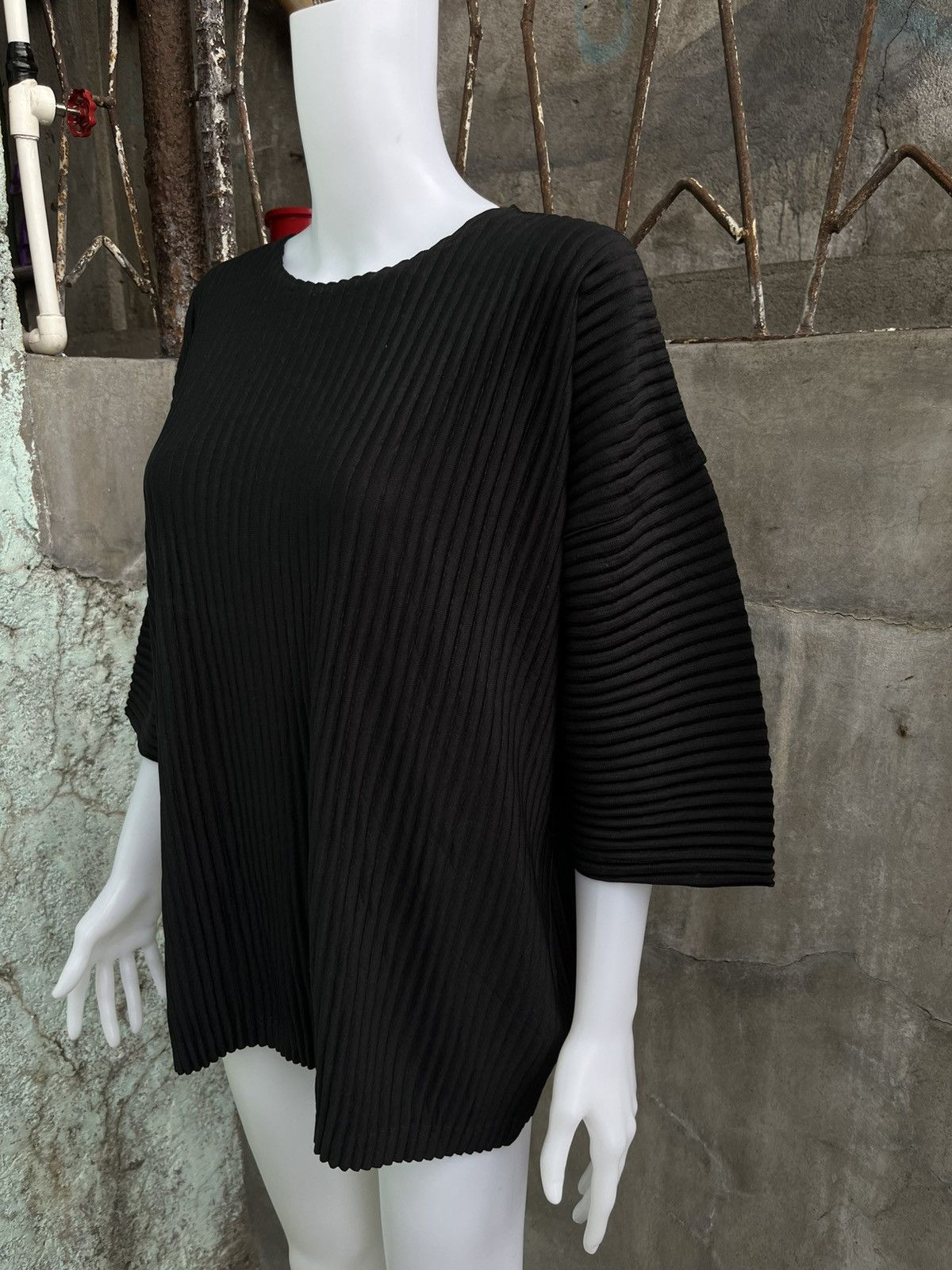 Issey Miyake Oversized Pleated Top Size L / US 10 / IT 46 - 3 Thumbnail