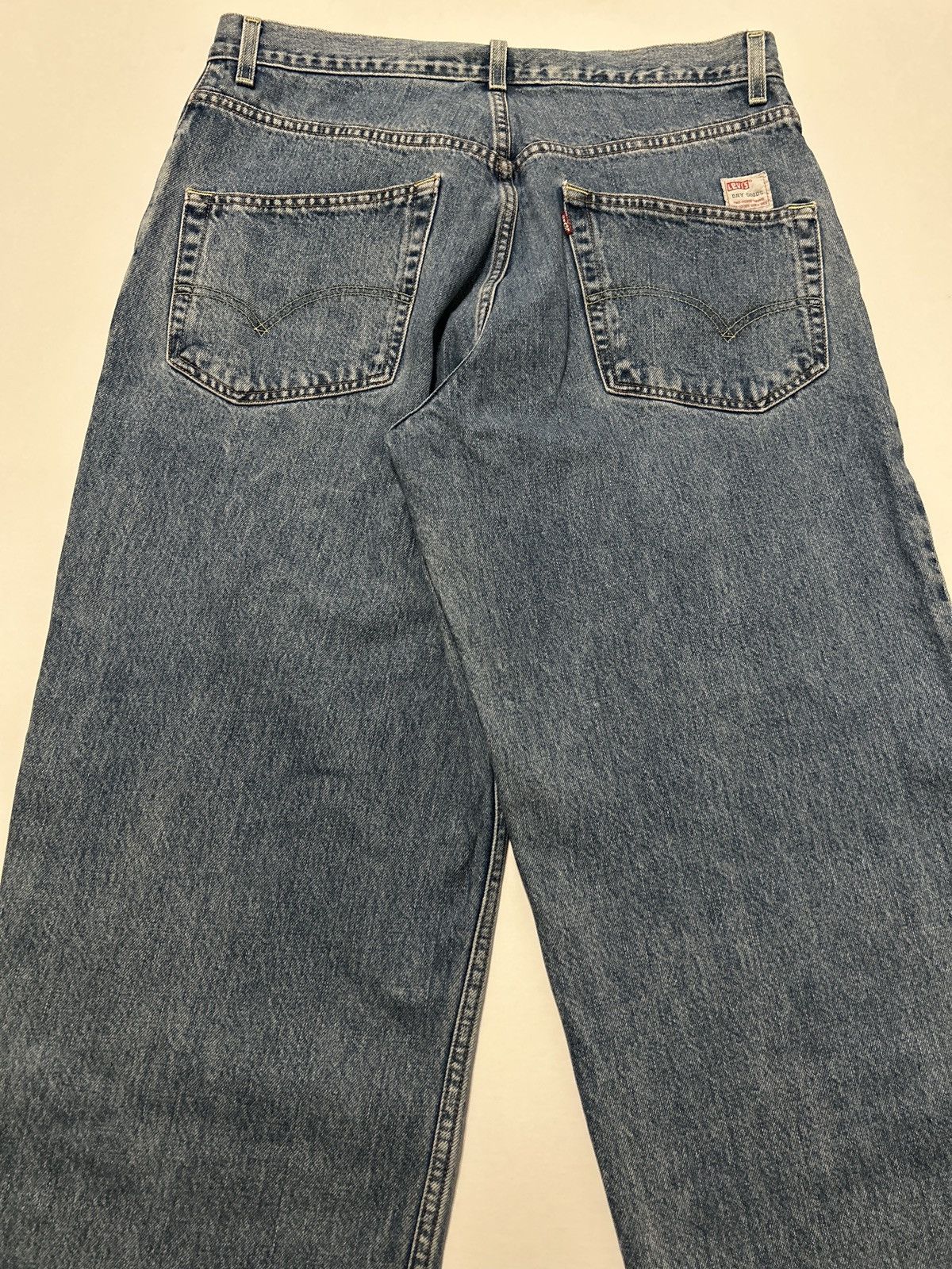 Levi's Vintage Levi’s Dry Goods 595 Light Wash Baggy Denim Jeans Size US 34 / EU 50 - 7 Thumbnail