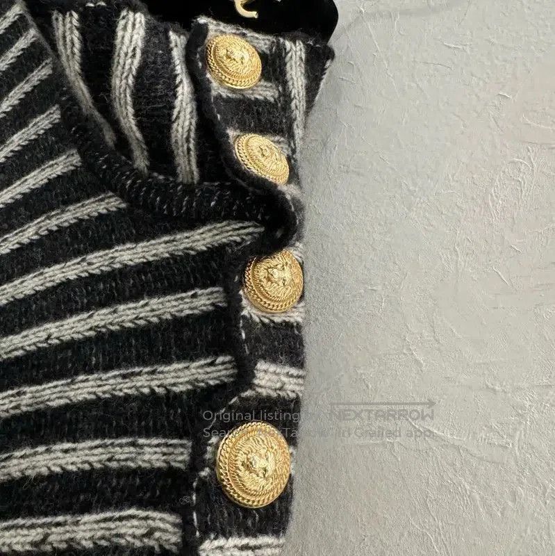 Balmain Balmain Black Wool Turtleneck Sweater for Women . Size S / US 4 / IT 40 - 3 Thumbnail