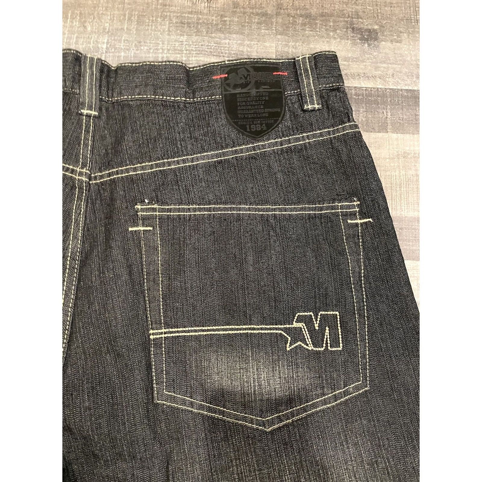 Vintage VINTAGE Mecca Shorts Bermuda Casual Denim 40 Relaxed 16 in Inseam 5-Pocket Blue 90s Hip Hop USA Mens Size US 40 / EU 56 - 2 Thumbnail