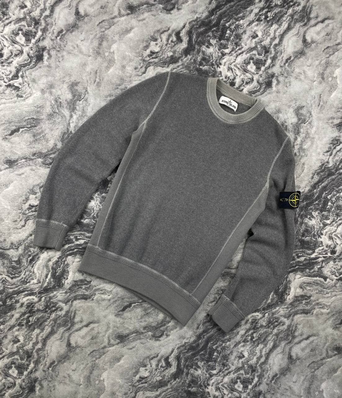 Stone Island Stone Island Knit Wool Cashmere Sweater Men Size L Gray Size US L / EU 52-54 / 3 - 1 Thumbnail