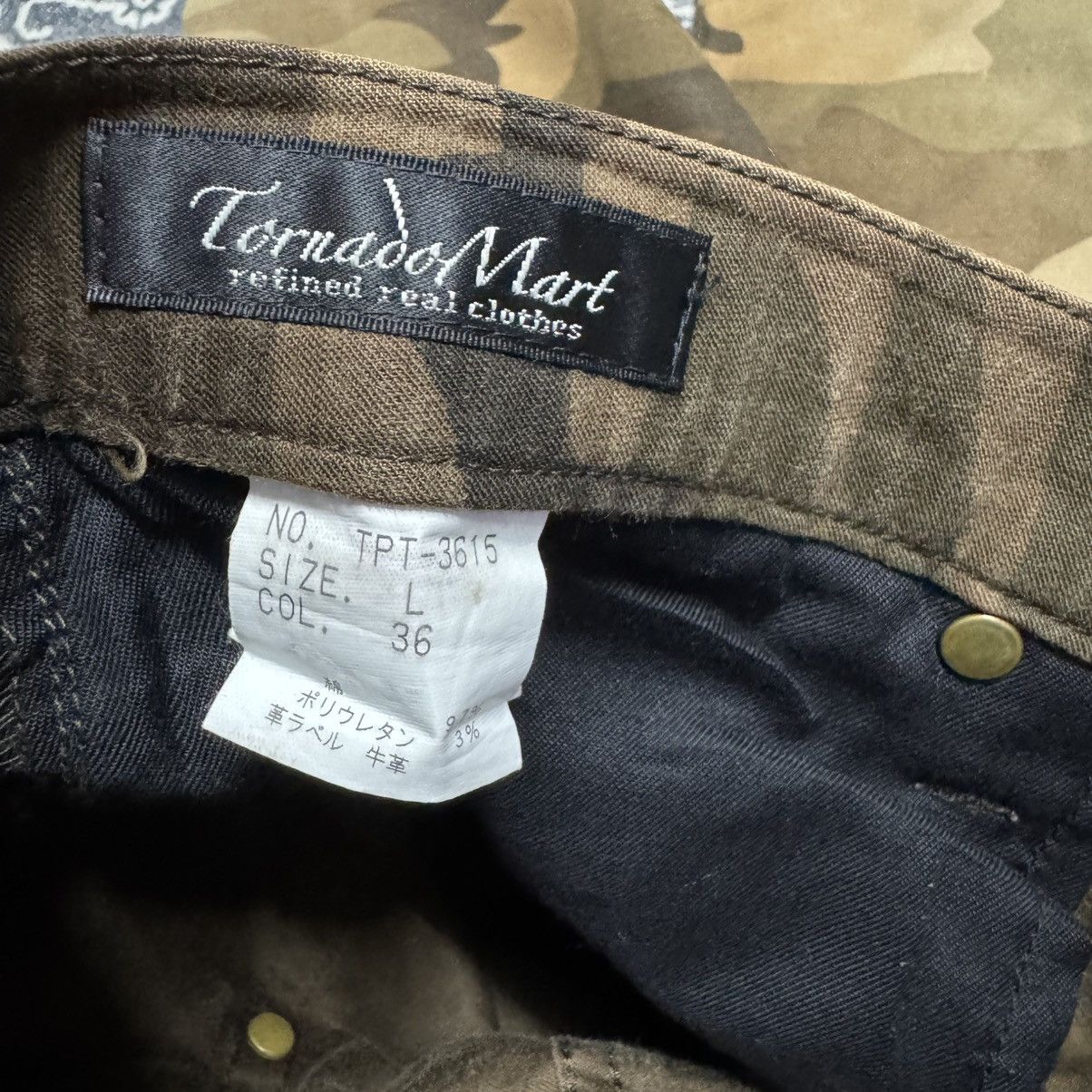 Tornado Mart Tornado Mart Military Camo Skinny Jeans Size US 30 / EU 46 - 19 Thumbnail