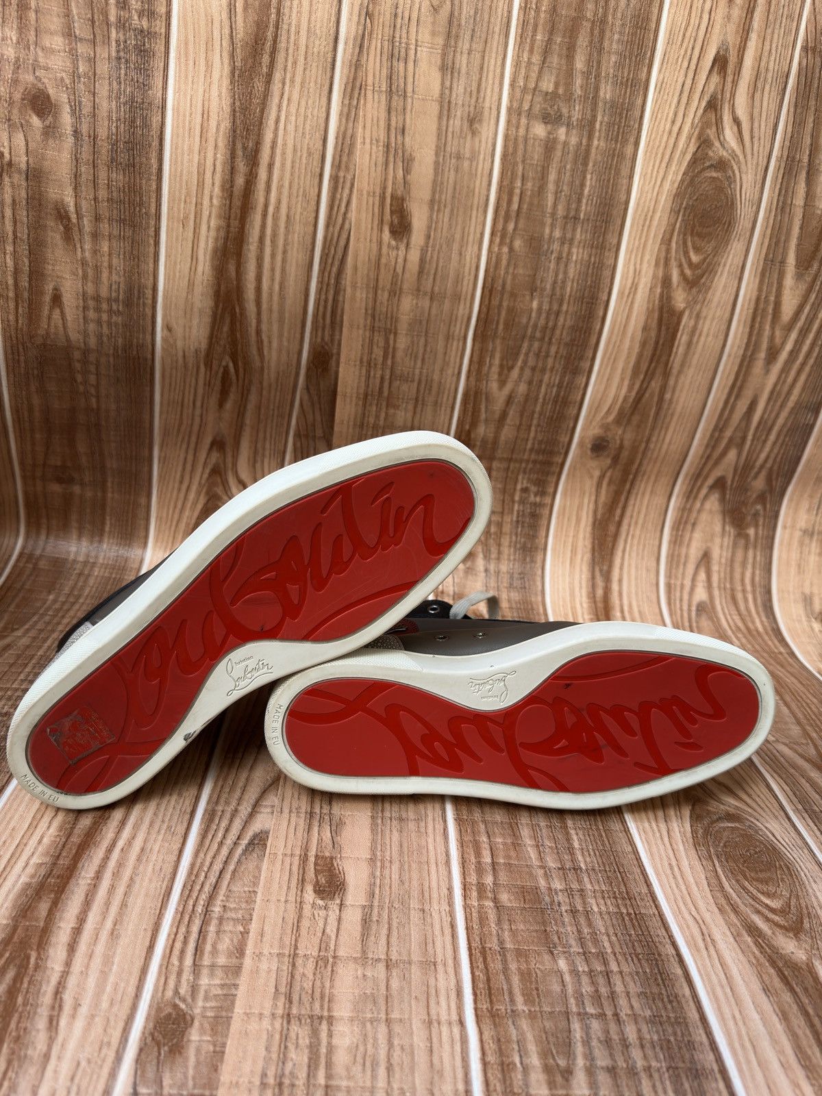 Christian Louboutin Christian Louboutin Orlatto High Brown Burgundy Size US 10 / EU 43 - 22 Thumbnail