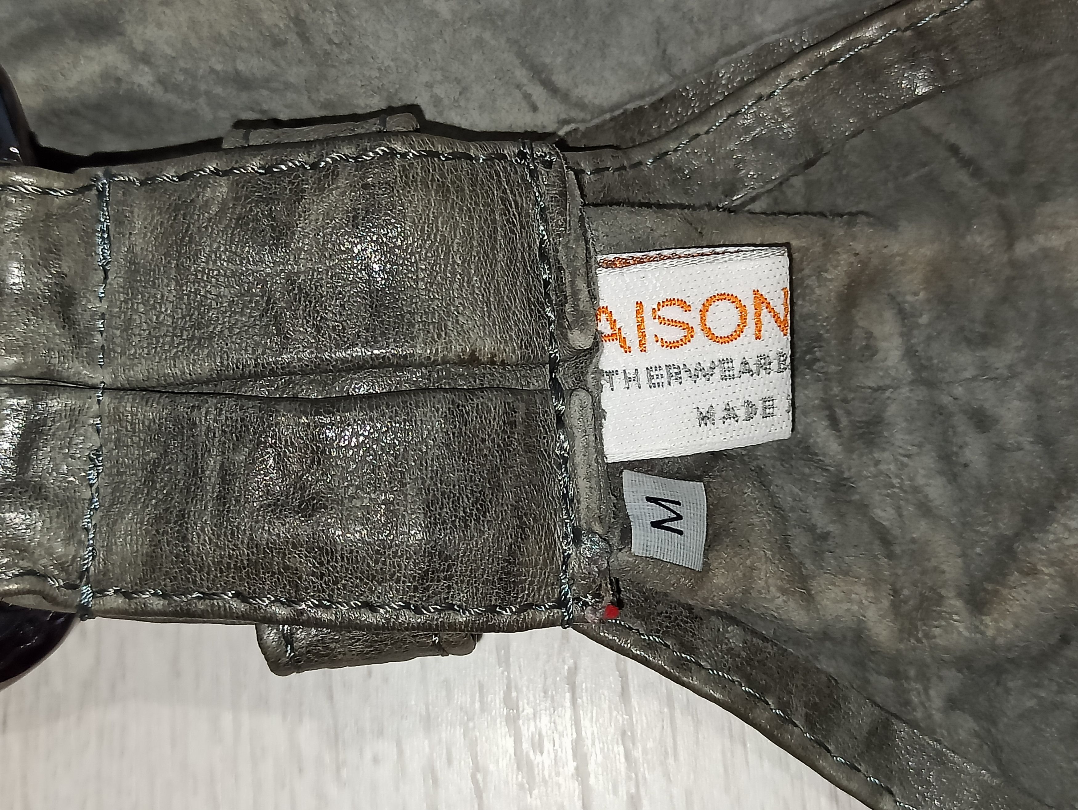 Designer × Vintage RAISON D'ETRE vintage leather belt Size ONE SIZE - 8 Thumbnail