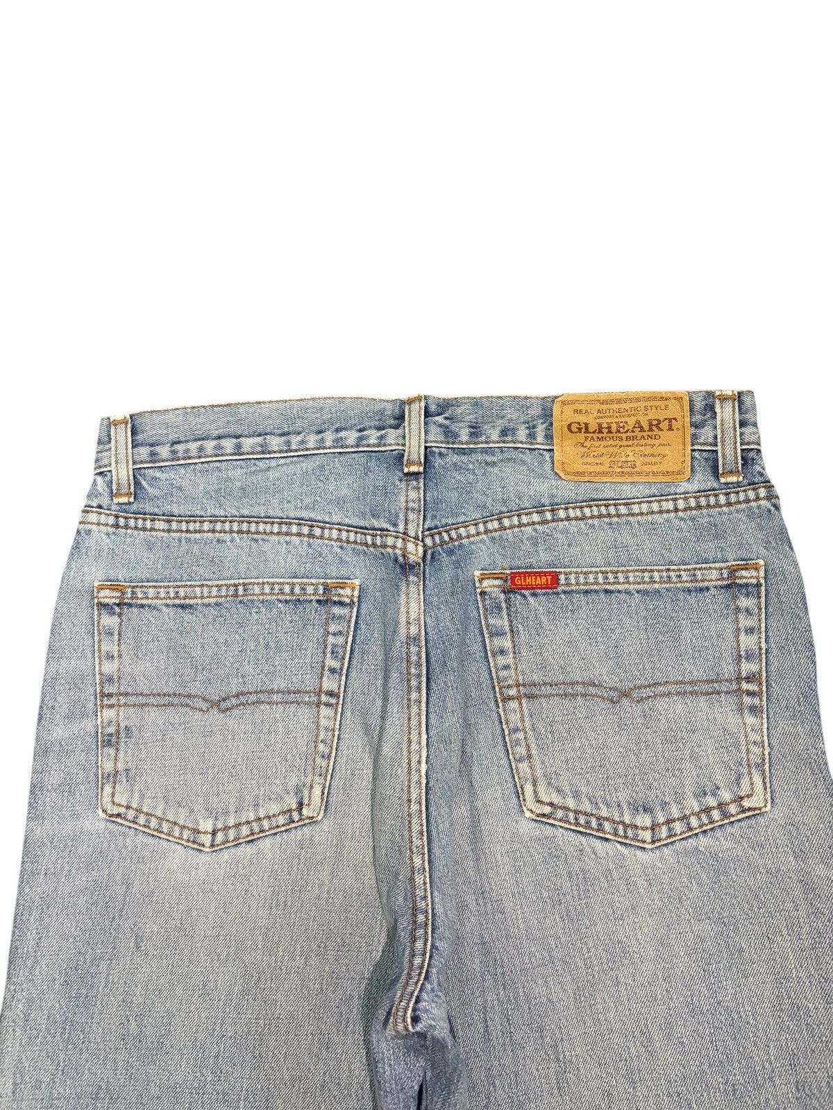 Edwin Vintage Japanese Brand Faded Wash Distress Loose Jeans Size US 31 - 4 Thumbnail