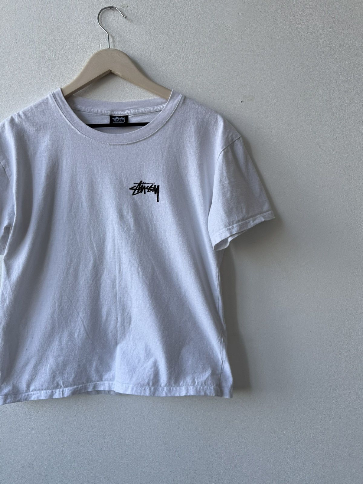 Stussy Stussy whit big logo t shirt Size US S / EU 44-46 / 1 - 3 Thumbnail