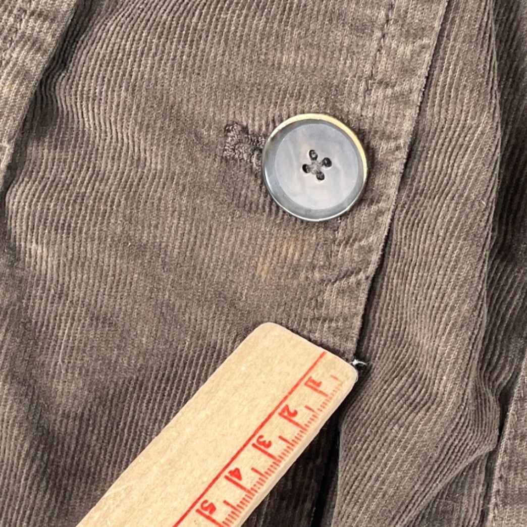 Eddie Bauer VINTAGE Eddie Bauer Corduroy Military Style Jacket Womens Small Brown Button Pockets Size S / US 4 / IT 40 - 6 Thumbnail