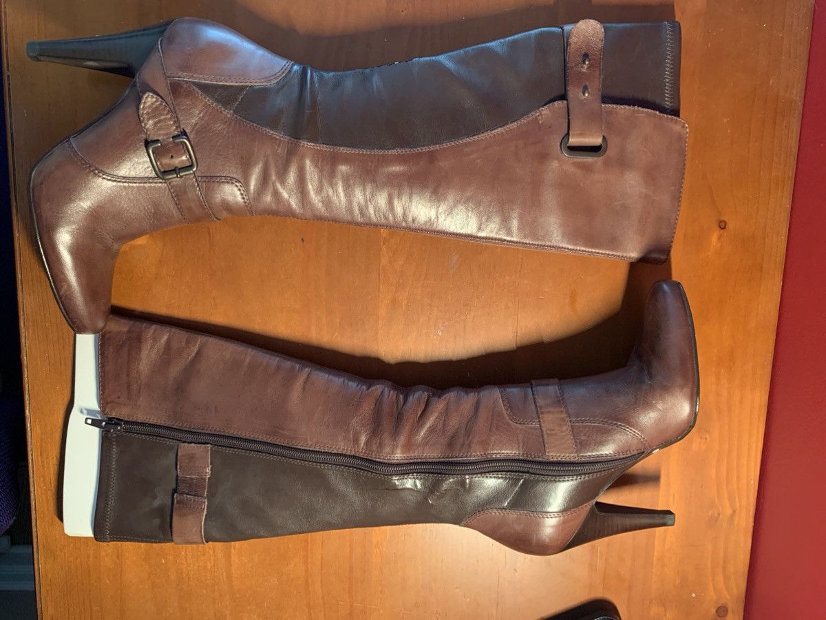 Leather × Vintage Vintage leather boots Size US 7.5 / IT 37.5 - 1 Thumbnail