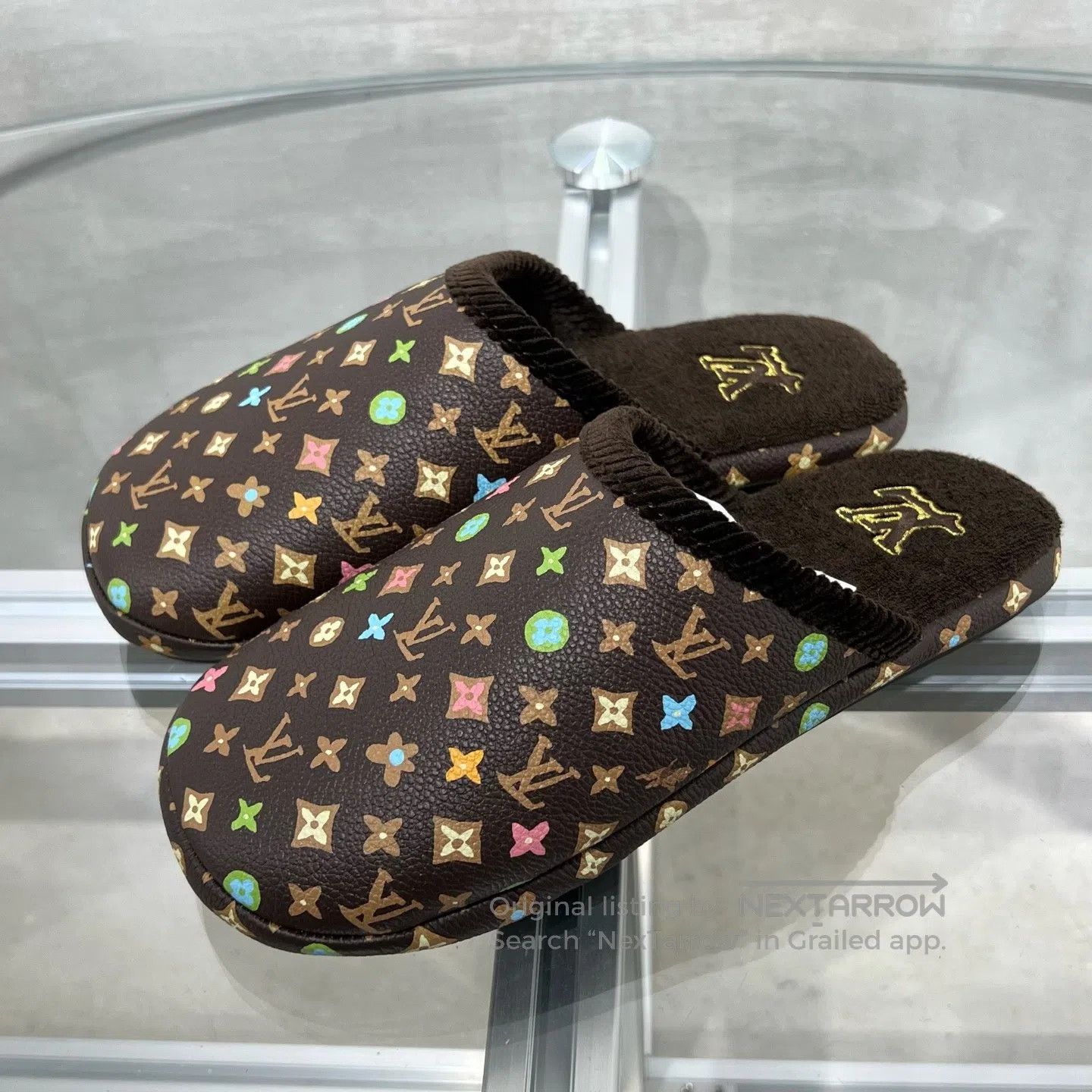Louis Vuitton Louis Vuitton Tyler Full-Imprint Black Sancai Pottery, Bro Size US 5.5 / IT 35.5 - 1 Thumbnail