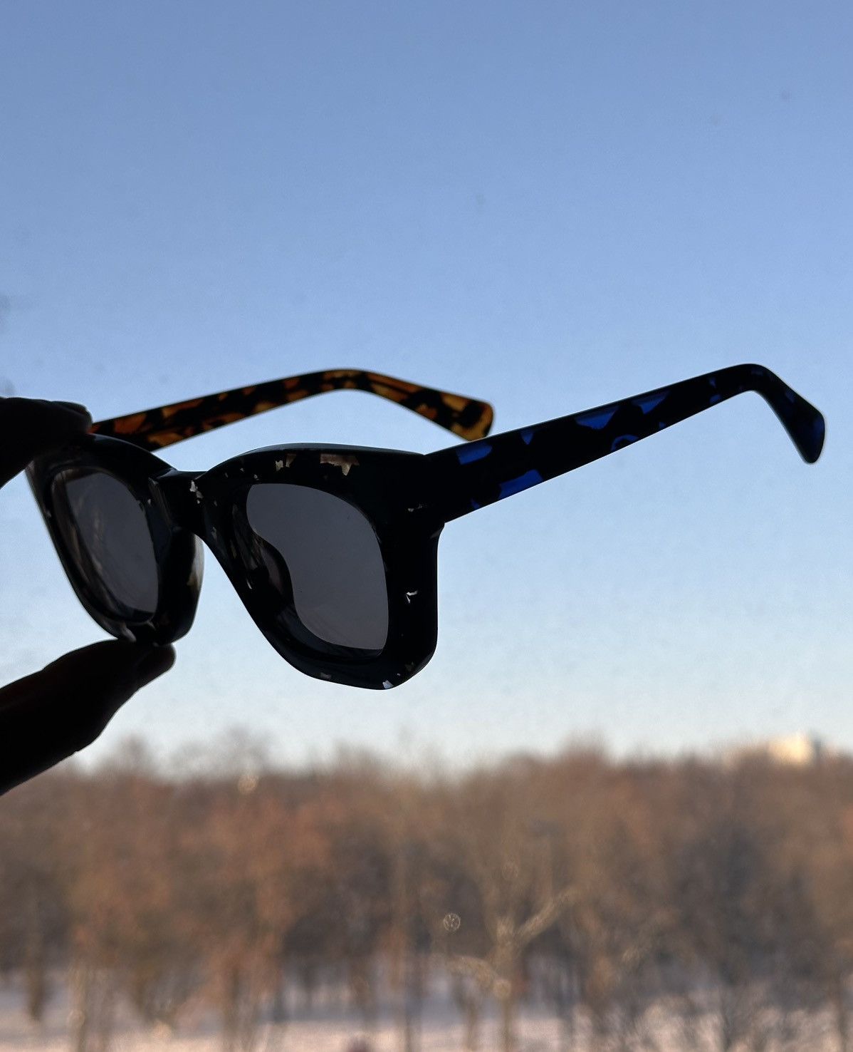 Brain Dead Brain Dead Elia tri-tortoise sunglasses unisex Size ONE SIZE - 11 Thumbnail