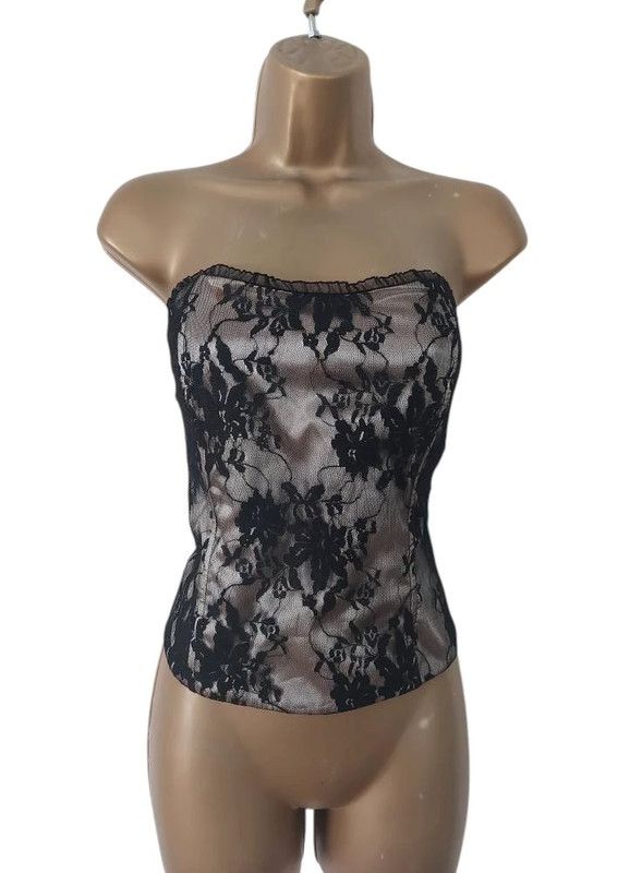 Vintage Bay vintage lace corset top 14 Size L / US 10 / IT 46 - 1 Thumbnail