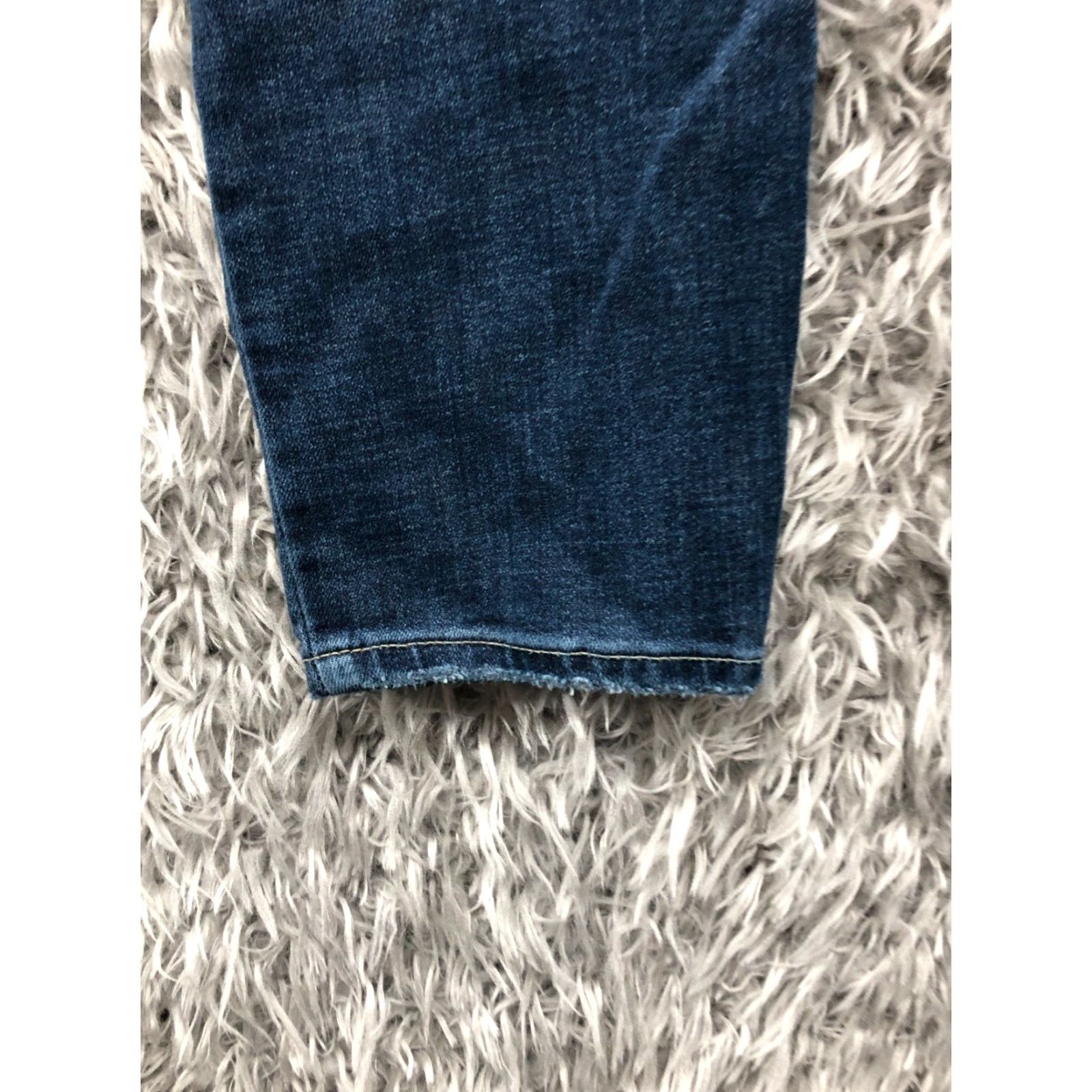 Lucky Brand Lucky Brand Lolita Skinny Jeans Size 0 Womens Mid Rise Dark Wash Blue Denim Skinny Jeans Women Slim Fit 5-Pocket Denim Blue Size 25" / US 0 / IT 36 - 7 Thumbnail