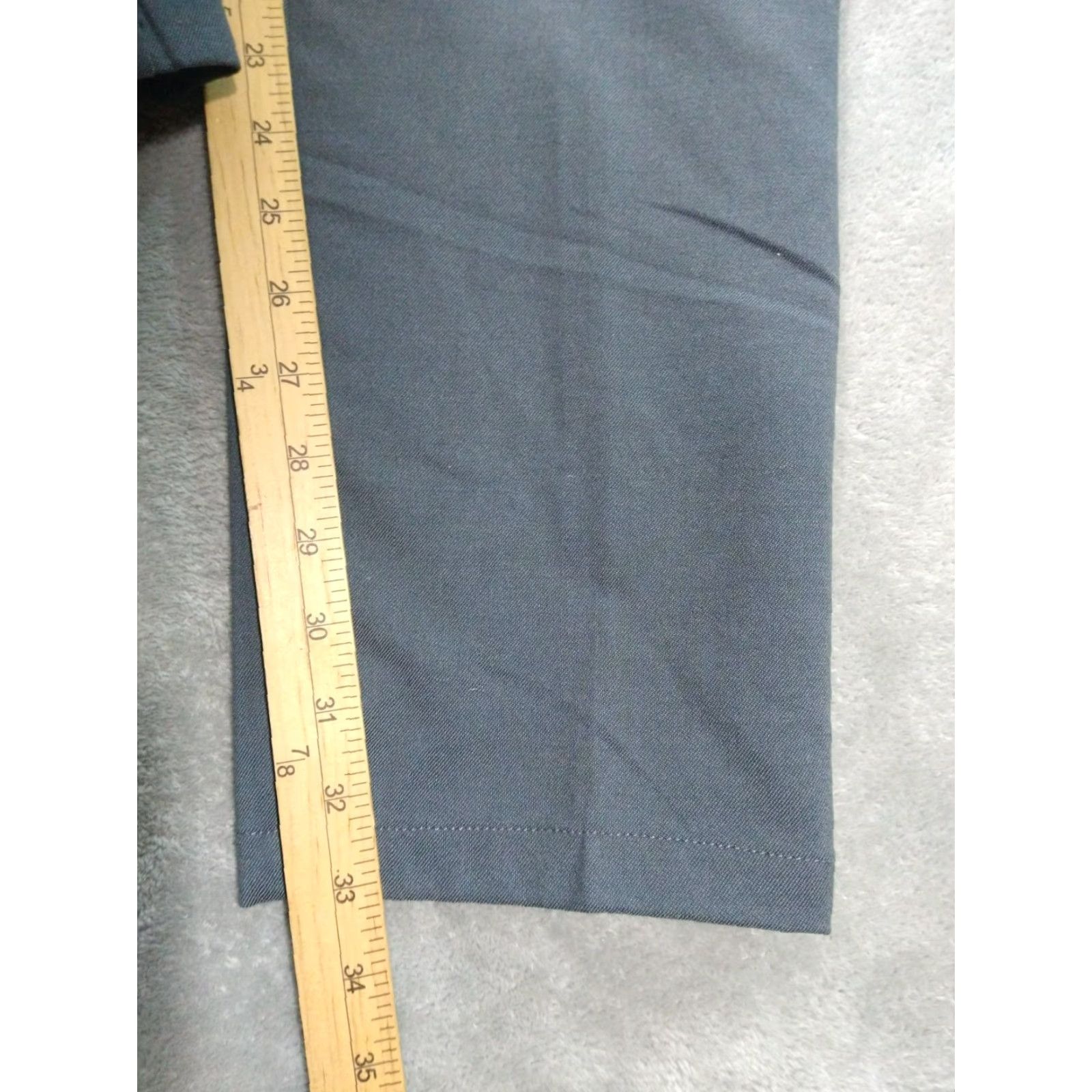 Old Navy Old Navy Pants Mens 34x34 Gray Chino Athletic Fit Mid Rise Flat Front Flex Polyester Spandex Solid Size US 34 / EU 50 - 5 Thumbnail