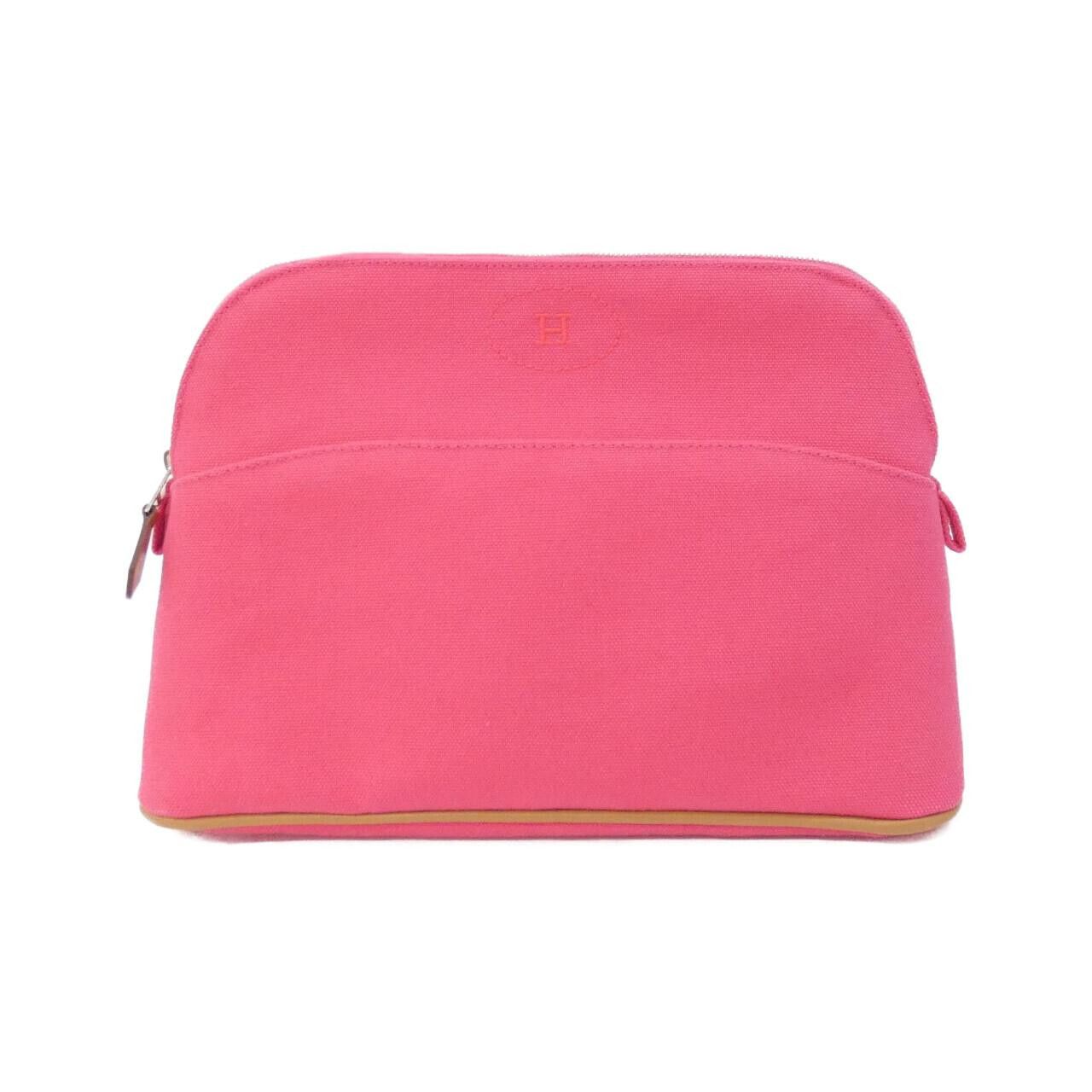 Hermes Hermes Hermes Bolide MM Canvas Pouch Textile Vanity Bag DUTY FREE for USA Size ONE SIZE - 1 Thumbnail