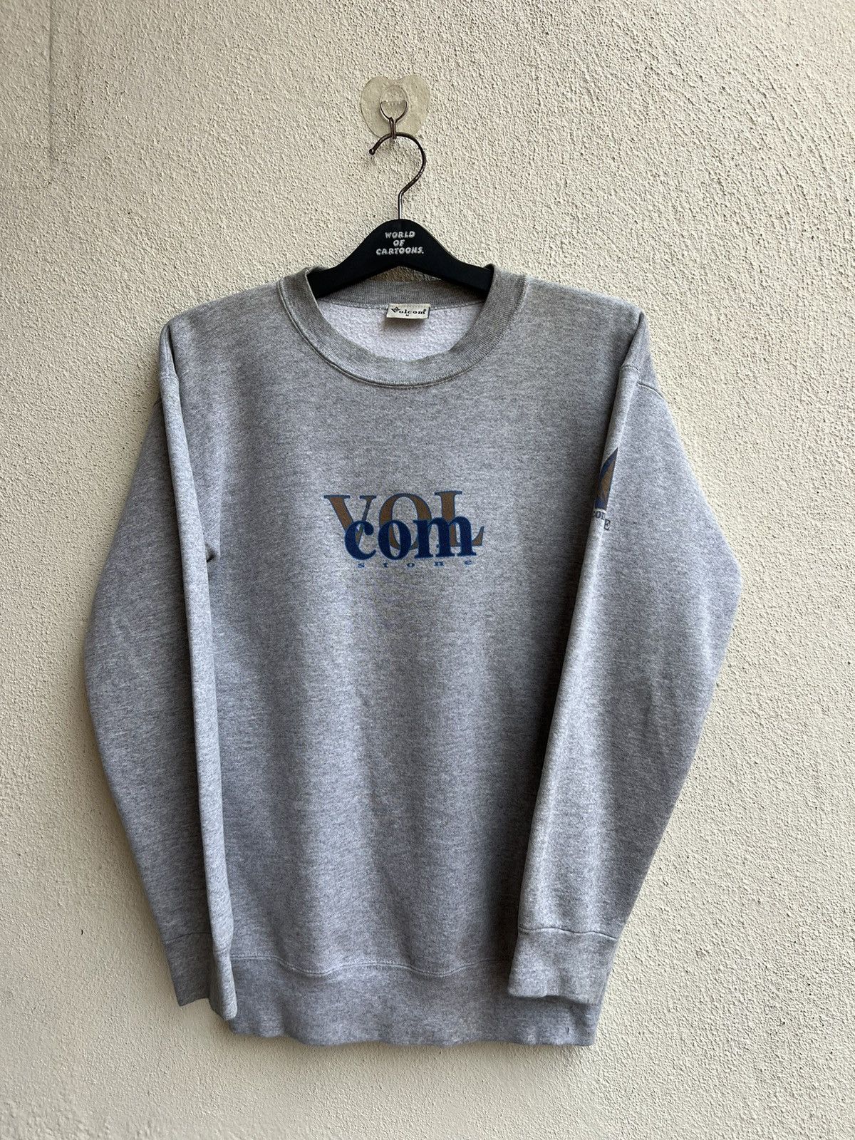 Vintage Vintage 90s Volcom Stone Spell Out Sweatshirt Size US M / EU 48-50 / 2 - 20 Thumbnail