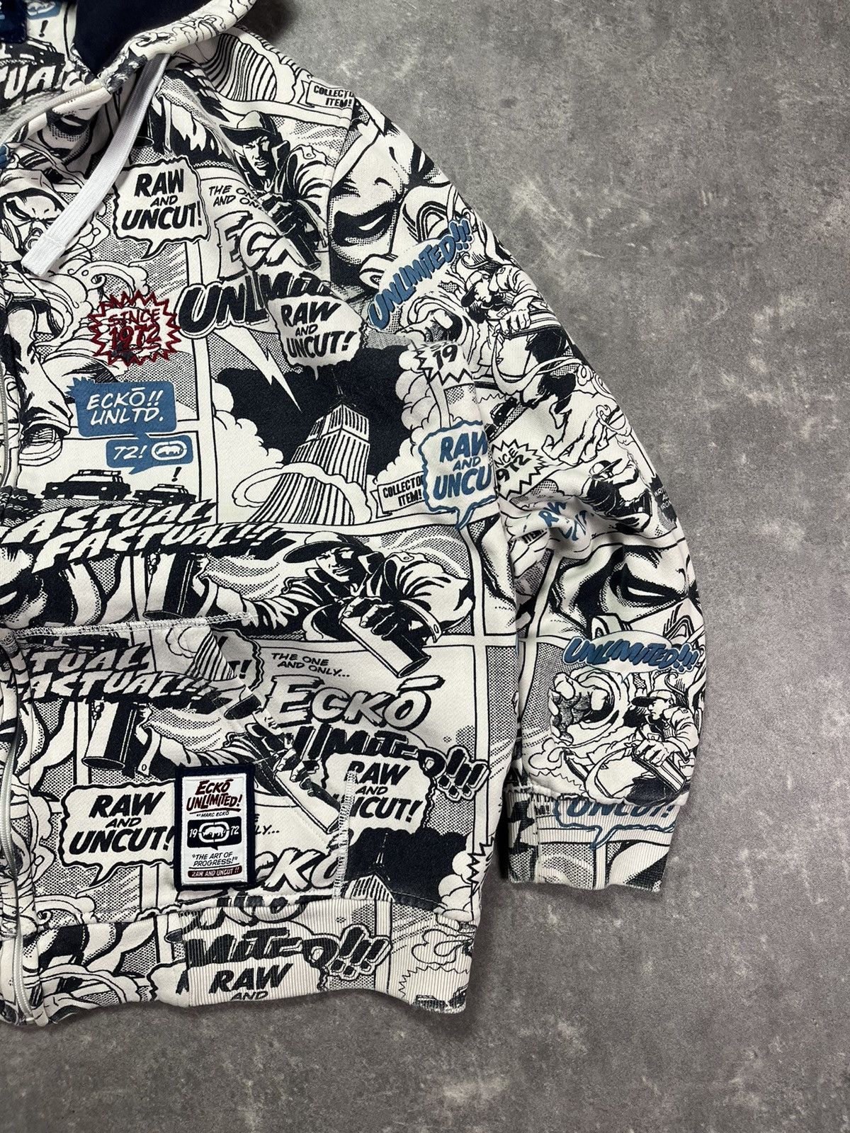 Ecko Unltd. Ecko Unltd. AOP Comic Book Baggy Zip Hoodie L XL Size US L / EU 52-54 / 3 - 6 Thumbnail