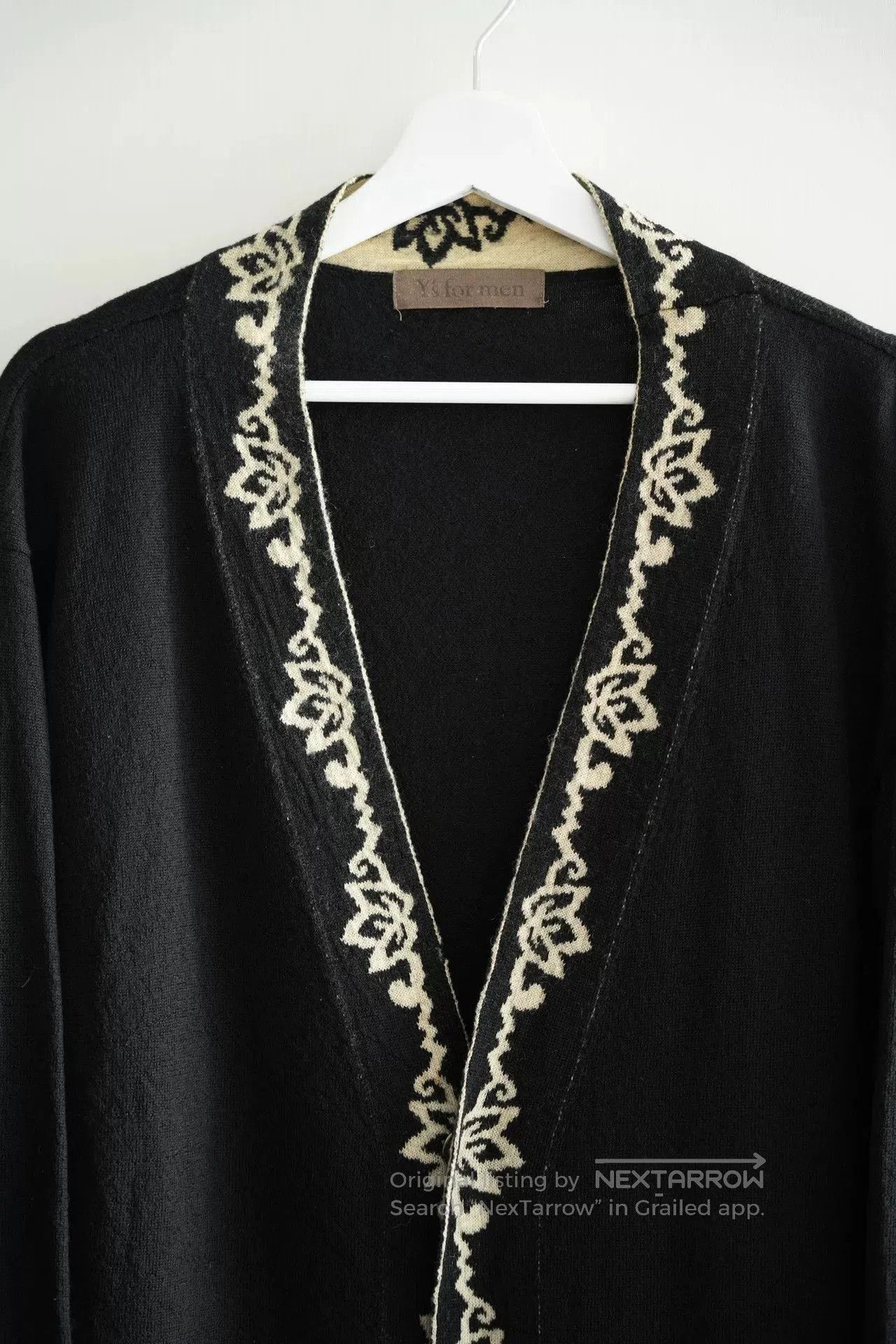 Yohji Yamamoto Yohji Yamamoto Black Wool Cardigan. Size US M / EU 48-50 / 2 - 3 Thumbnail
