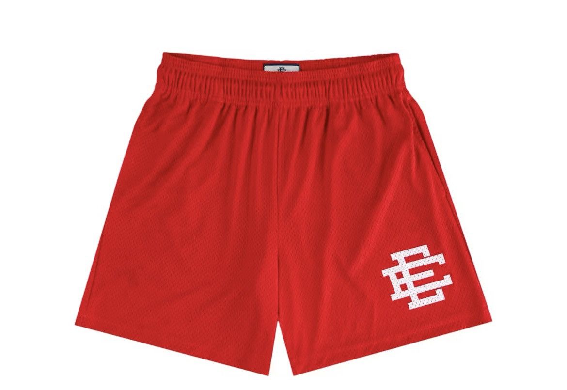Eric Emanuel Eric Emanuel EE red w white basic shorts medium Size US 30 / EU 46 - 1 Thumbnail