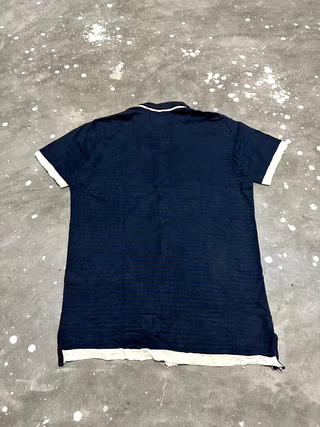 Yohji Yamamoto Ys Yohji Yamamoto Asymmetric Cotton Shirt distressed Hem Size US S / EU 44-46 / 1 - 6 Thumbnail