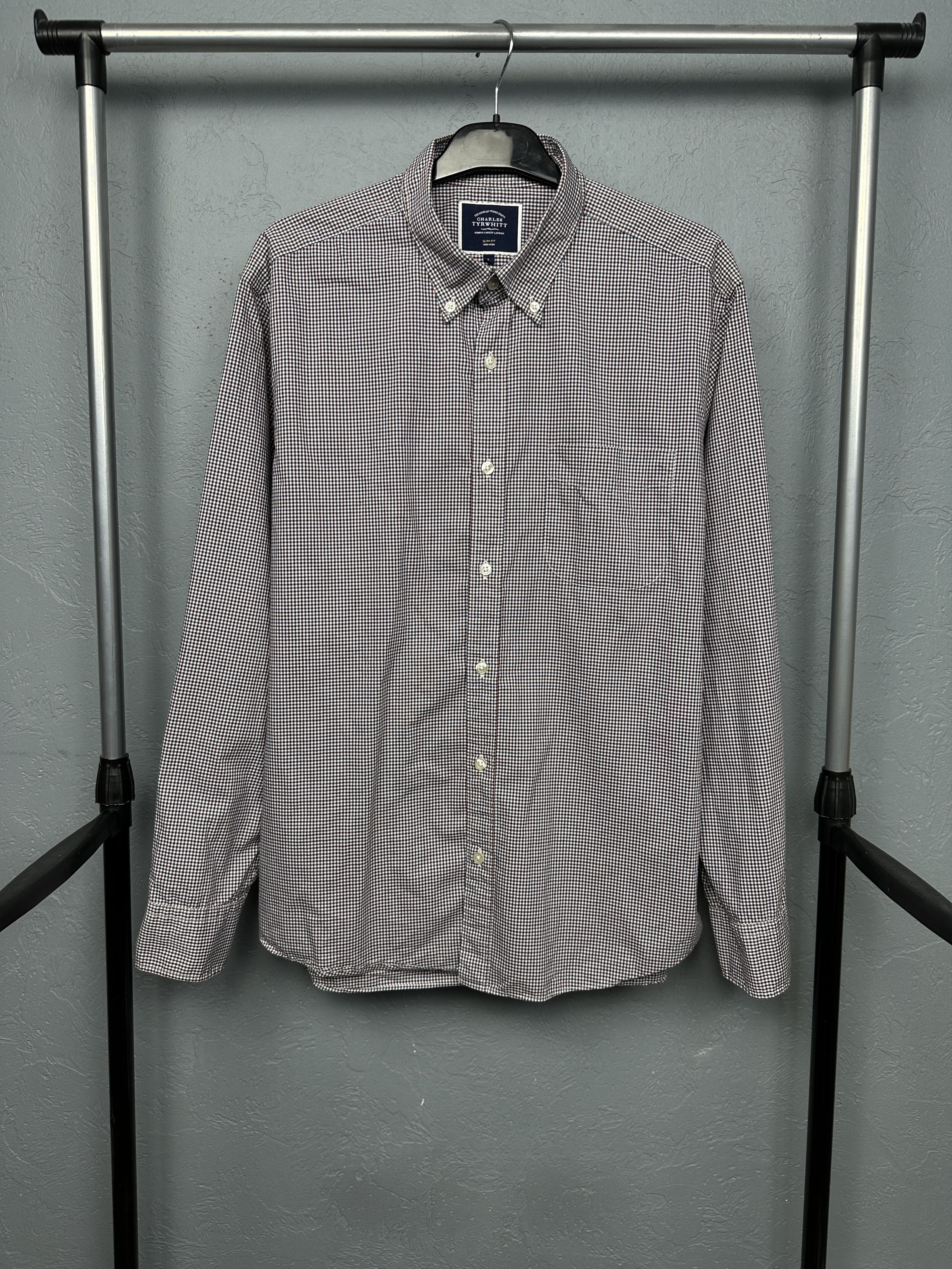 Charles Tyrwhitt Charles Tyrwhitt Mens Long Sleeve Shirt Size US L / EU 52-54 / 3 - 1 Thumbnail
