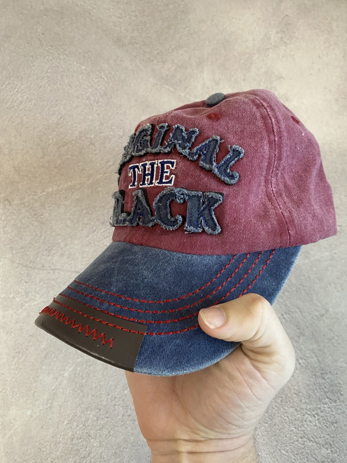 Vintage vintage If Six Was Nine style distressed hat cap Size ONE SIZE - 2 Thumbnail