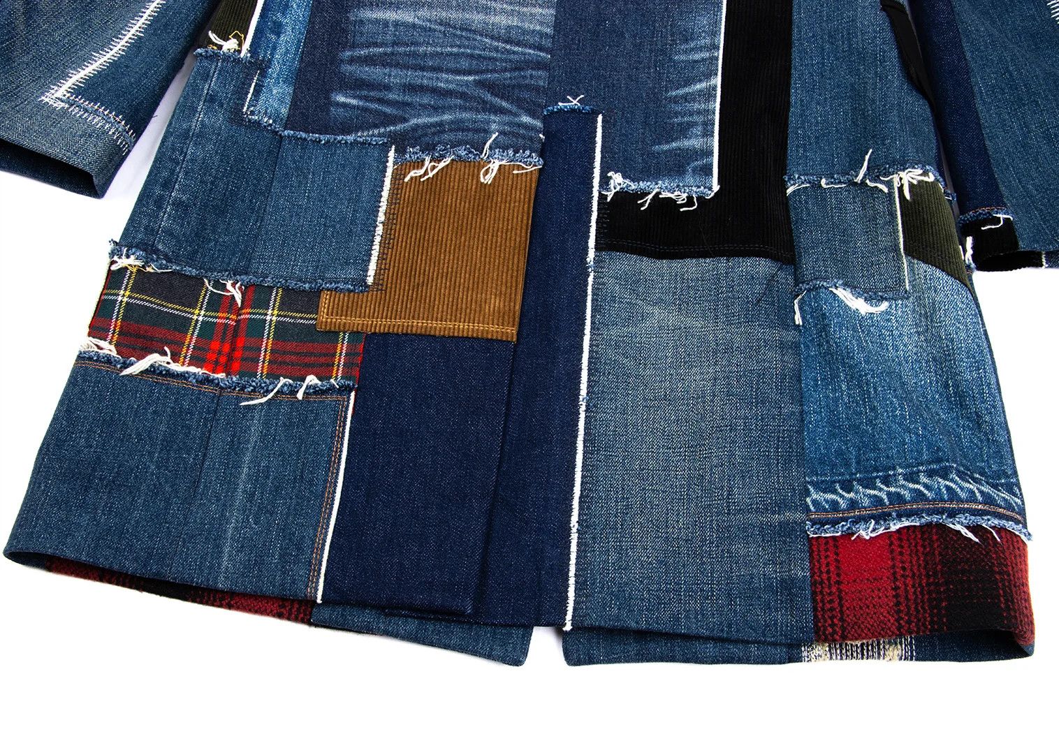 Junya Watanabe Patchwork Denim Coat in Indigo and Other Colors, XS Size US XS / EU 42 / 0 - 17 Thumbnail