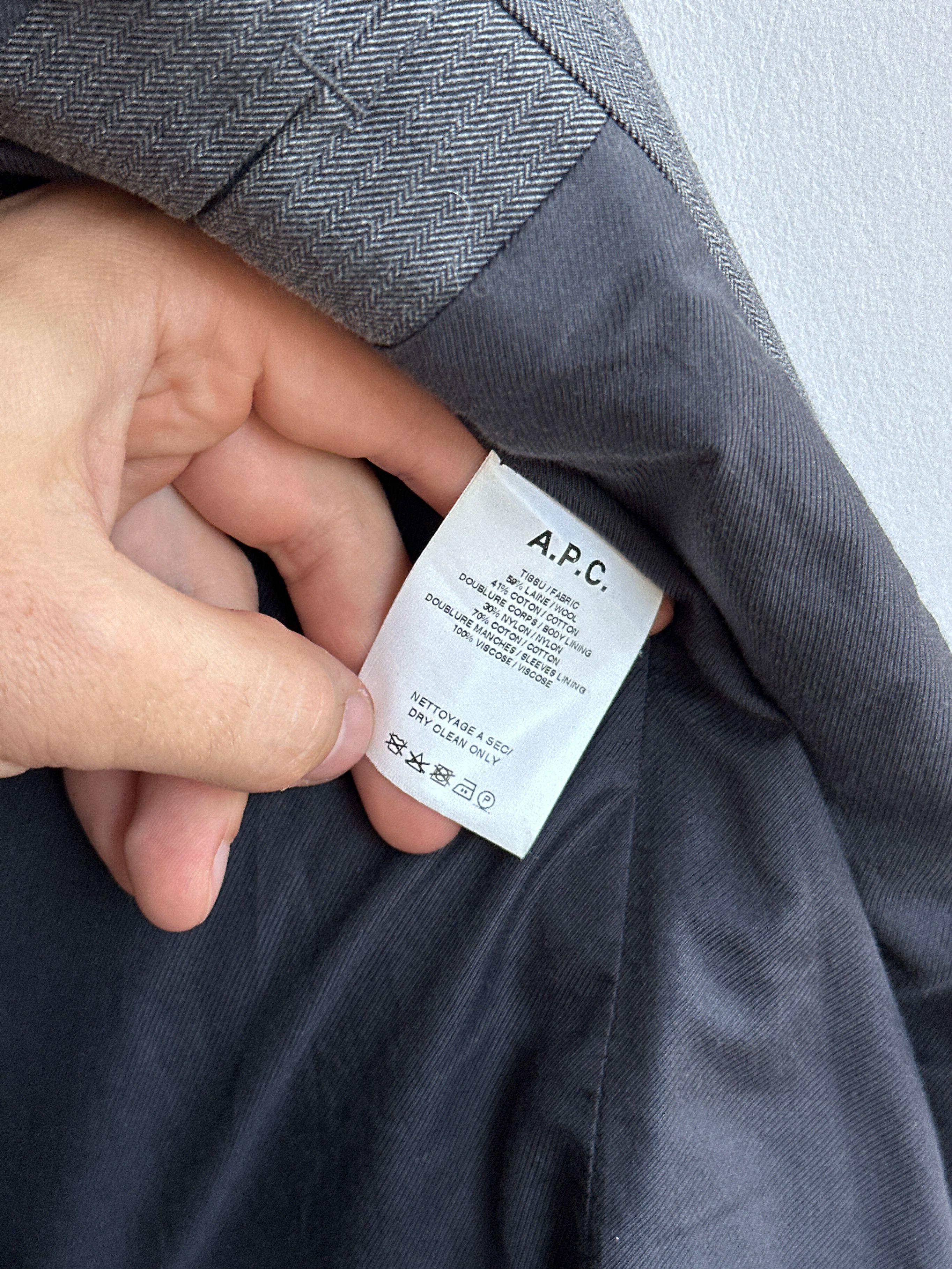 A.P.C. A.P.C Gray Blazer Size 42R - 8 Thumbnail