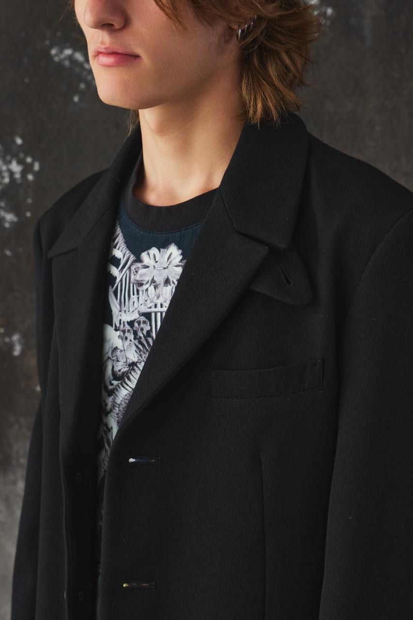 Yohji Yamamoto REGULATION Yohji Yamamoto - Wool Gabardine Doctor Jacket Size US M / EU 48-50 / 2 - 8 Thumbnail