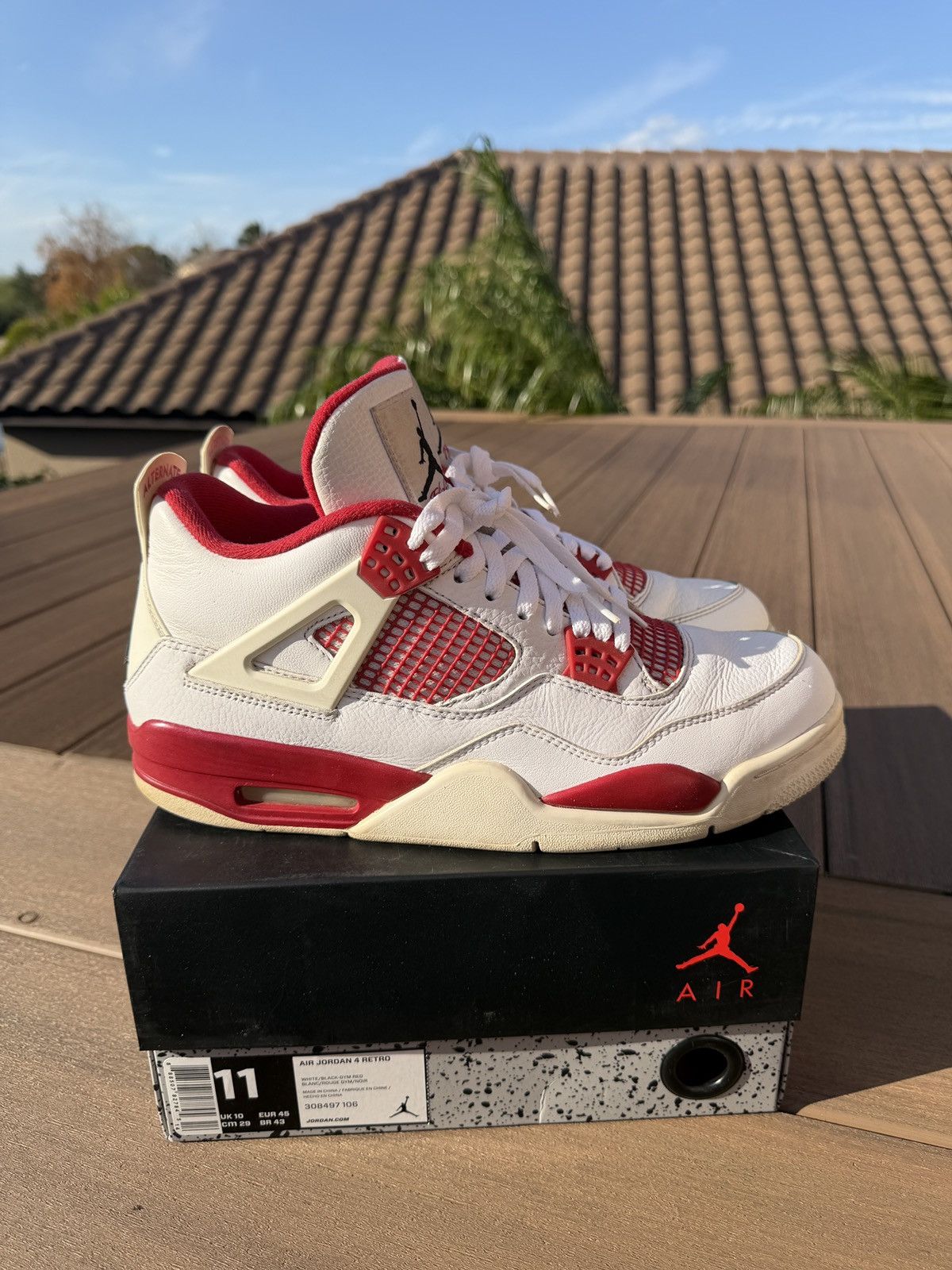 Jordan Brand Air Jordan 4 Retro Alternate 89 Size US 11 / EU 44 - 2 Thumbnail