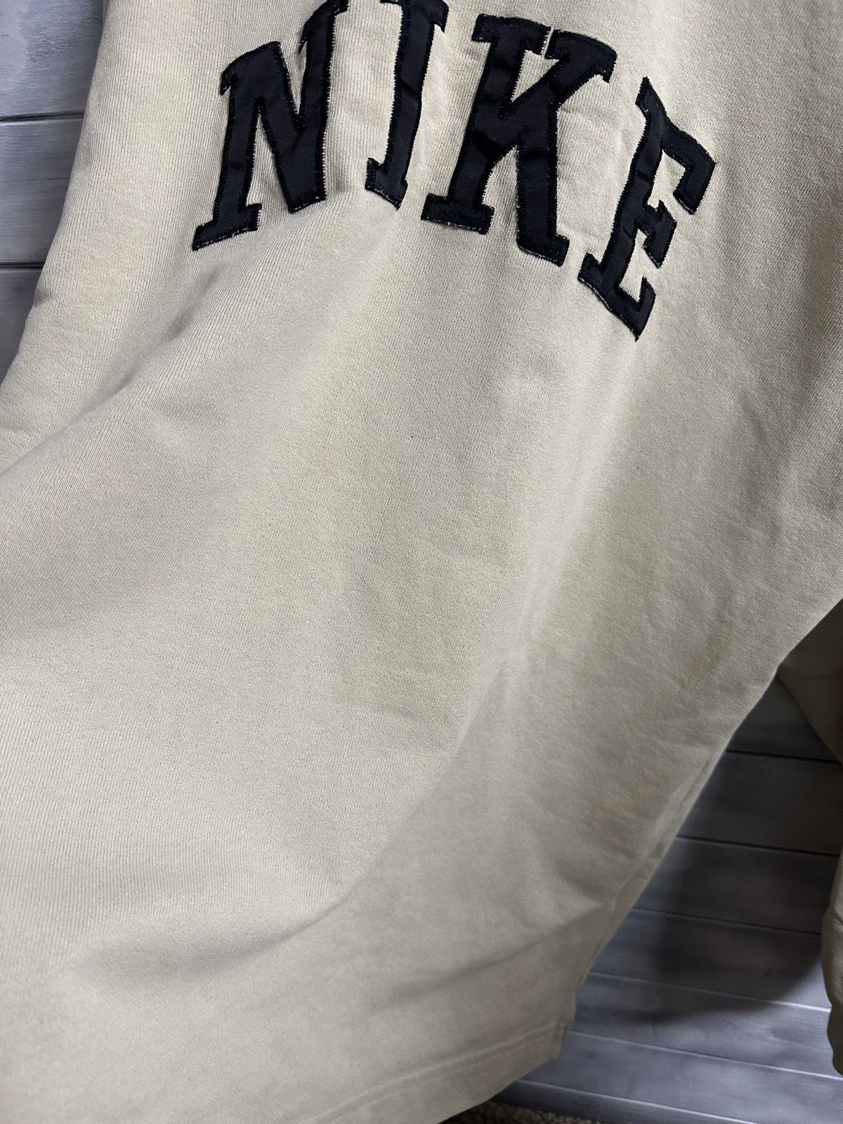 Nike × Vintage Rare Vintage Sweatshirt Nike Big Logo 90s Clothing. Size US L / EU 52-54 / 3 - 10 Thumbnail
