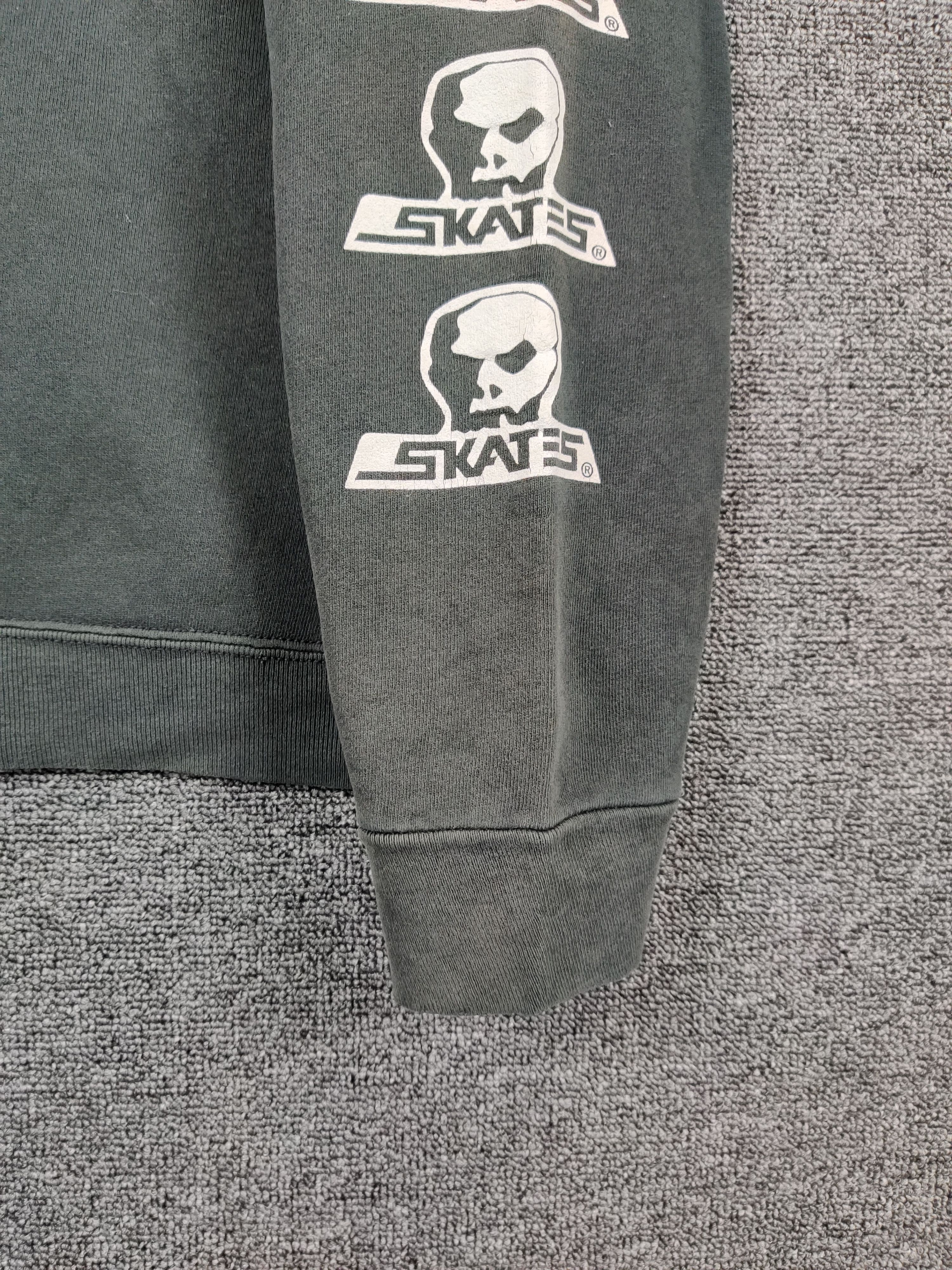 Vintage Vintage Skull Skates Skateboard Skull Sweatshirt Size US L / EU 52-54 / 3 - 5 Thumbnail