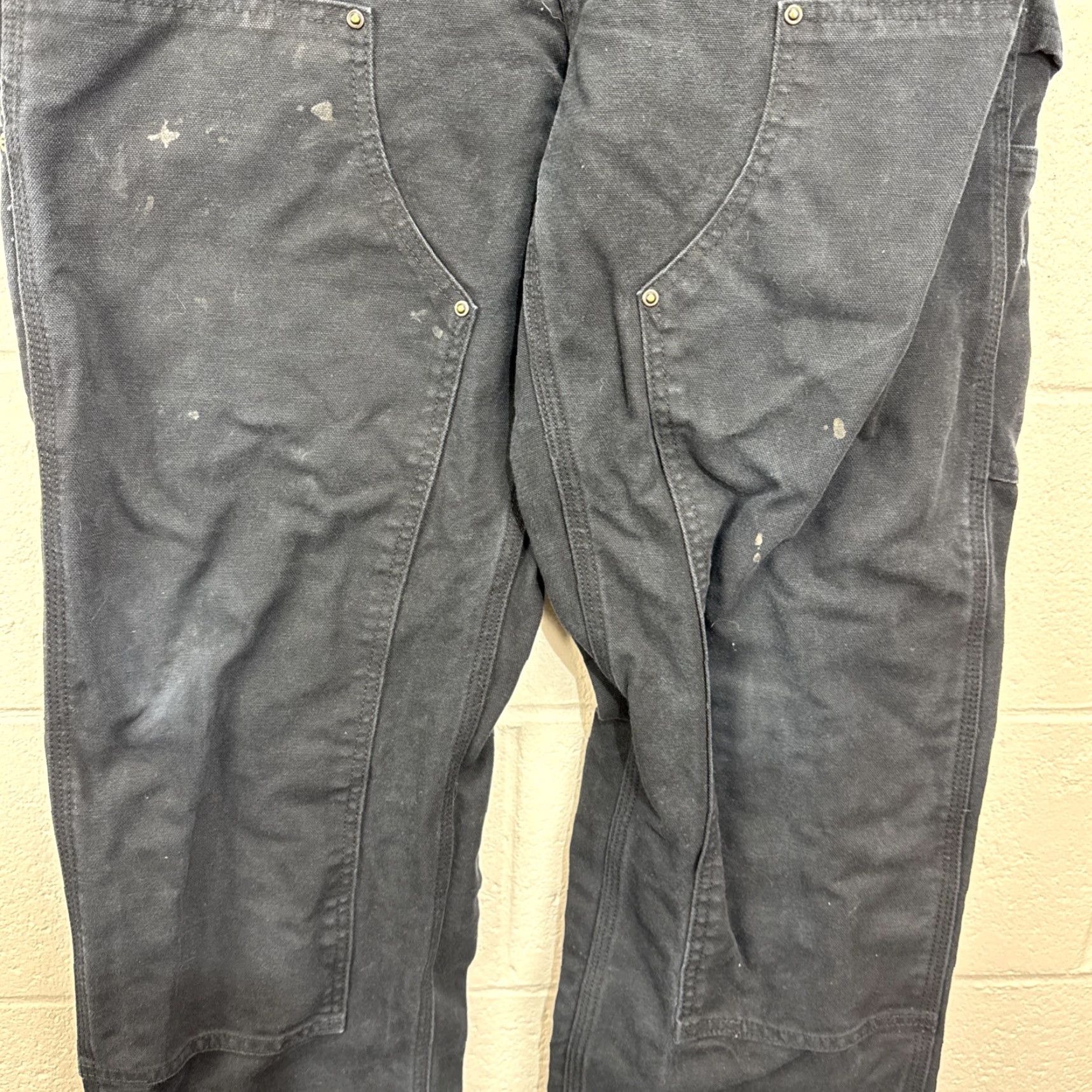 Carhartt VINTAGE Carhartt Pants Carpenter 5-Pocket Black 33x34 Mens Size US 33 - 5 Thumbnail