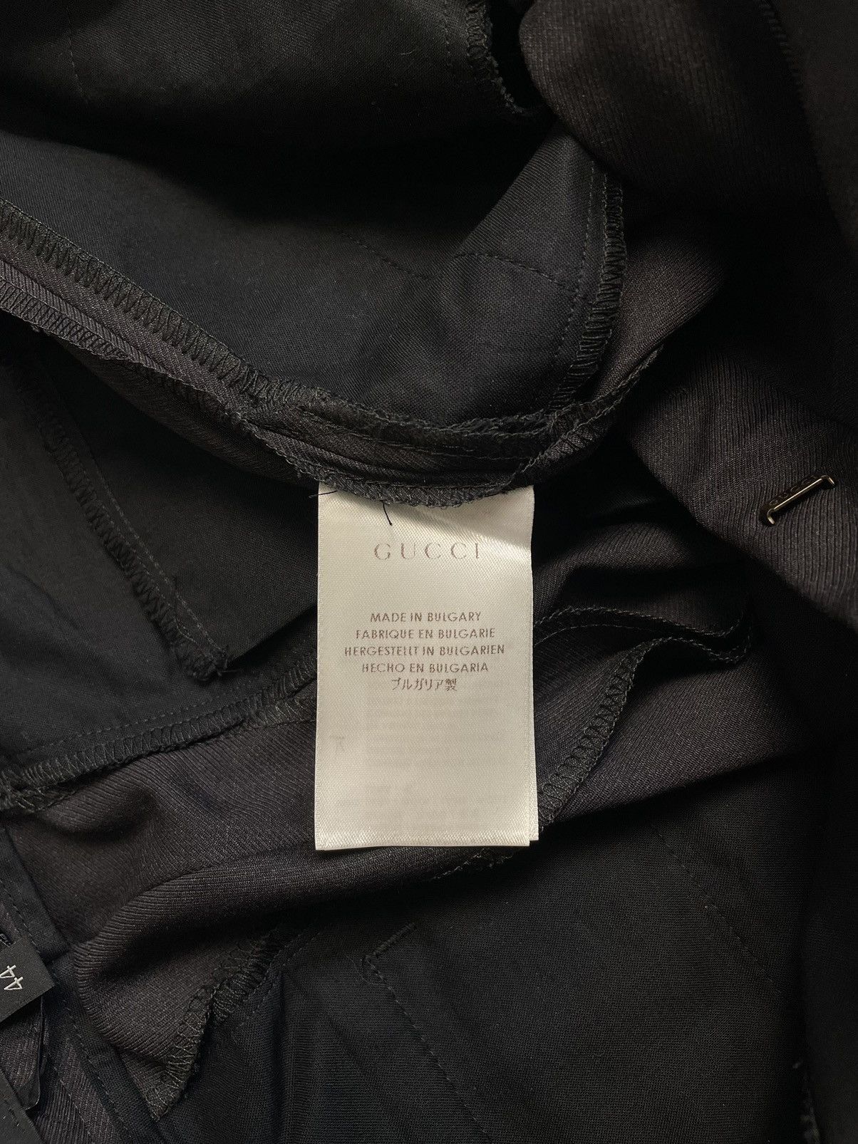 Gucci Gucci Men's Black Cotton uniform Suit with dustbag Size 44S - 21 Thumbnail