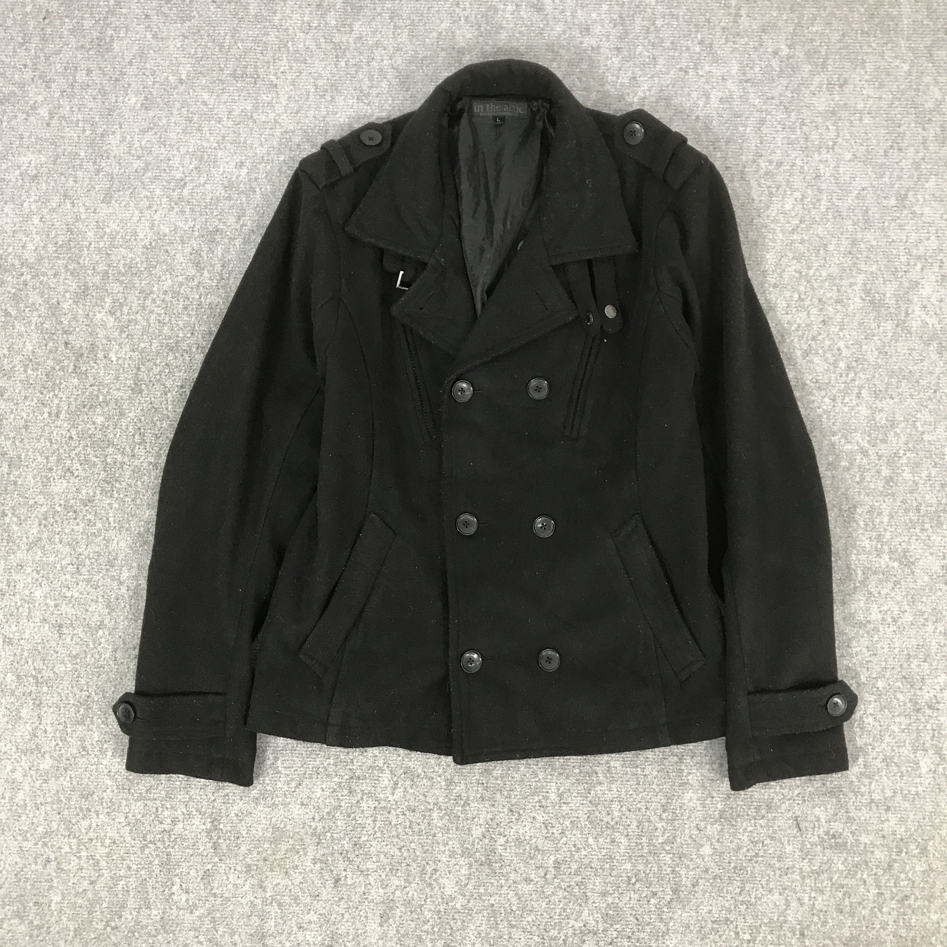 In The Attic IN THE ATTIC JAPAN WOOL BUTTON JACKET K72B1 Size US L / EU 52-54 / 3 - 1 Thumbnail