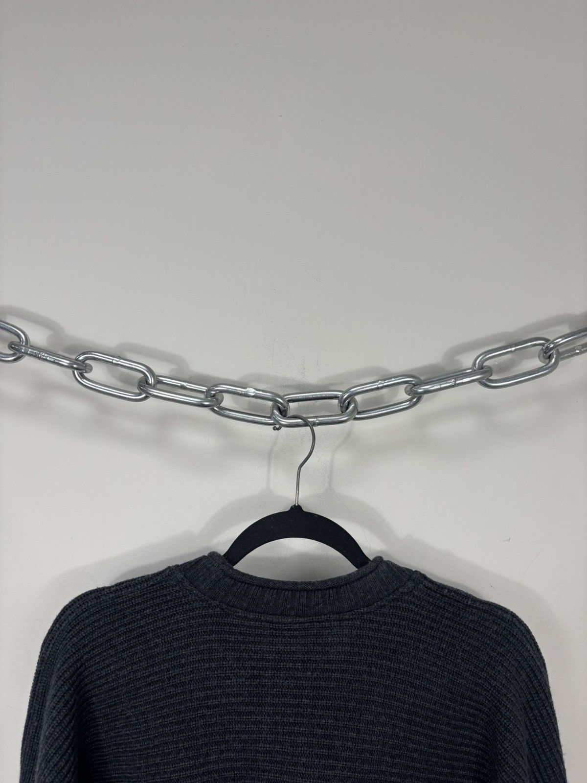 Carlo Colucci Carlo Colucci Vintage Men’s Gray Oversized Wool Knit Sweater Size US M / EU 48-50 / 2 - 13 Thumbnail