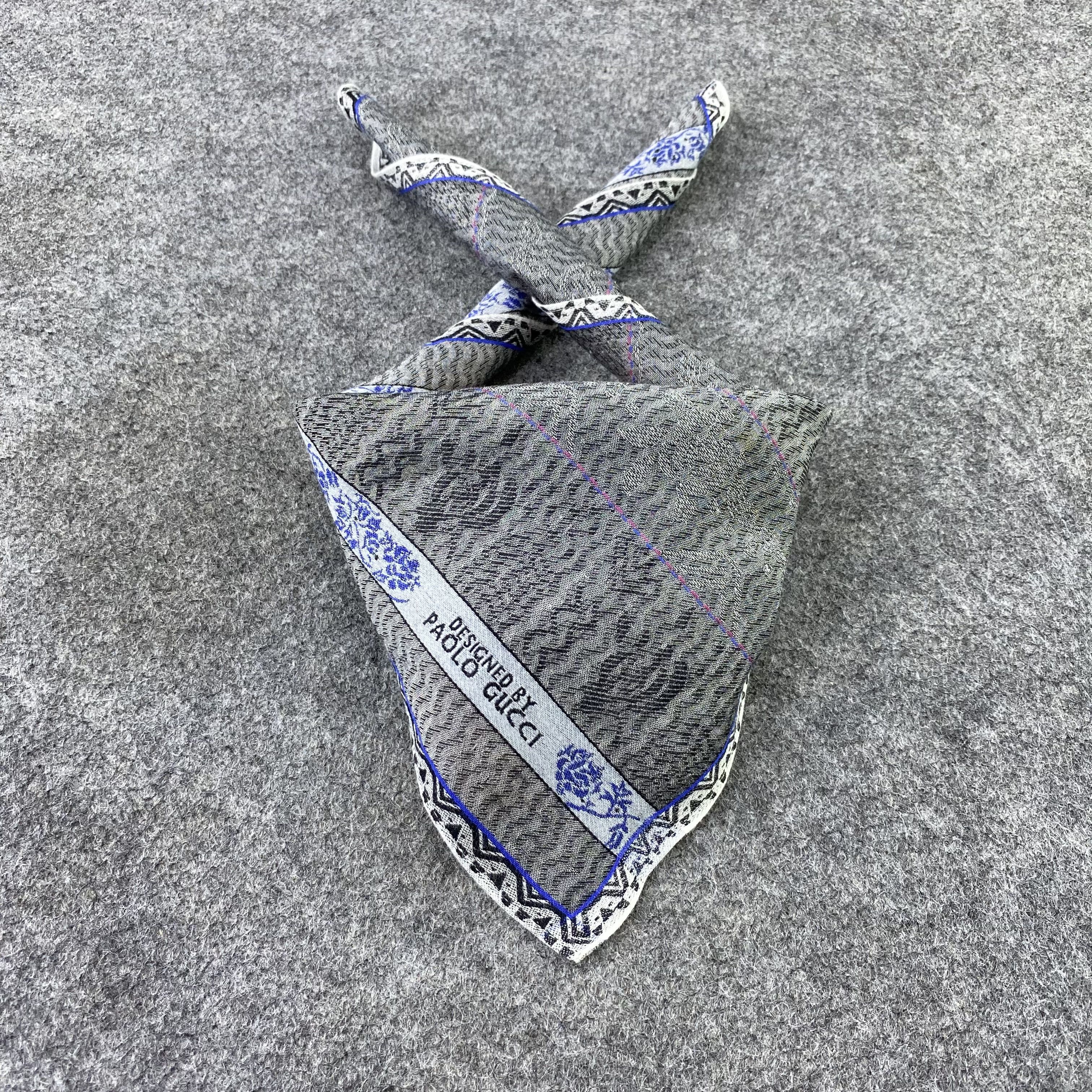 Paolo Gucci Paolo Gucci Handkerchief / Bandana / Neckerchief-B826 Size ONE SIZE - 2 Thumbnail