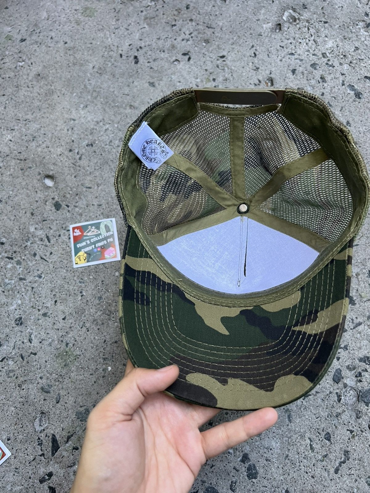Chrome Hearts Vintage Chrome Hearts Camou FVCK Trucker Hat Size ONE SIZE - 6 Thumbnail