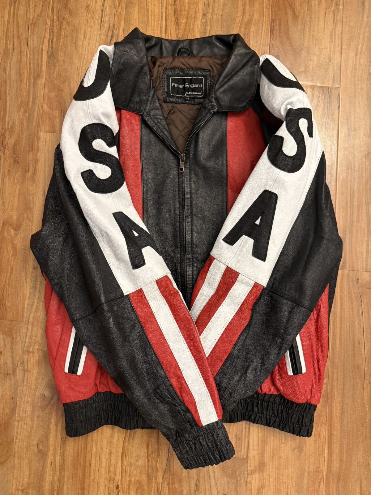 Other Vintage USA Leather Jacket Size US M / EU 48-50 / 2 - 3 Thumbnail